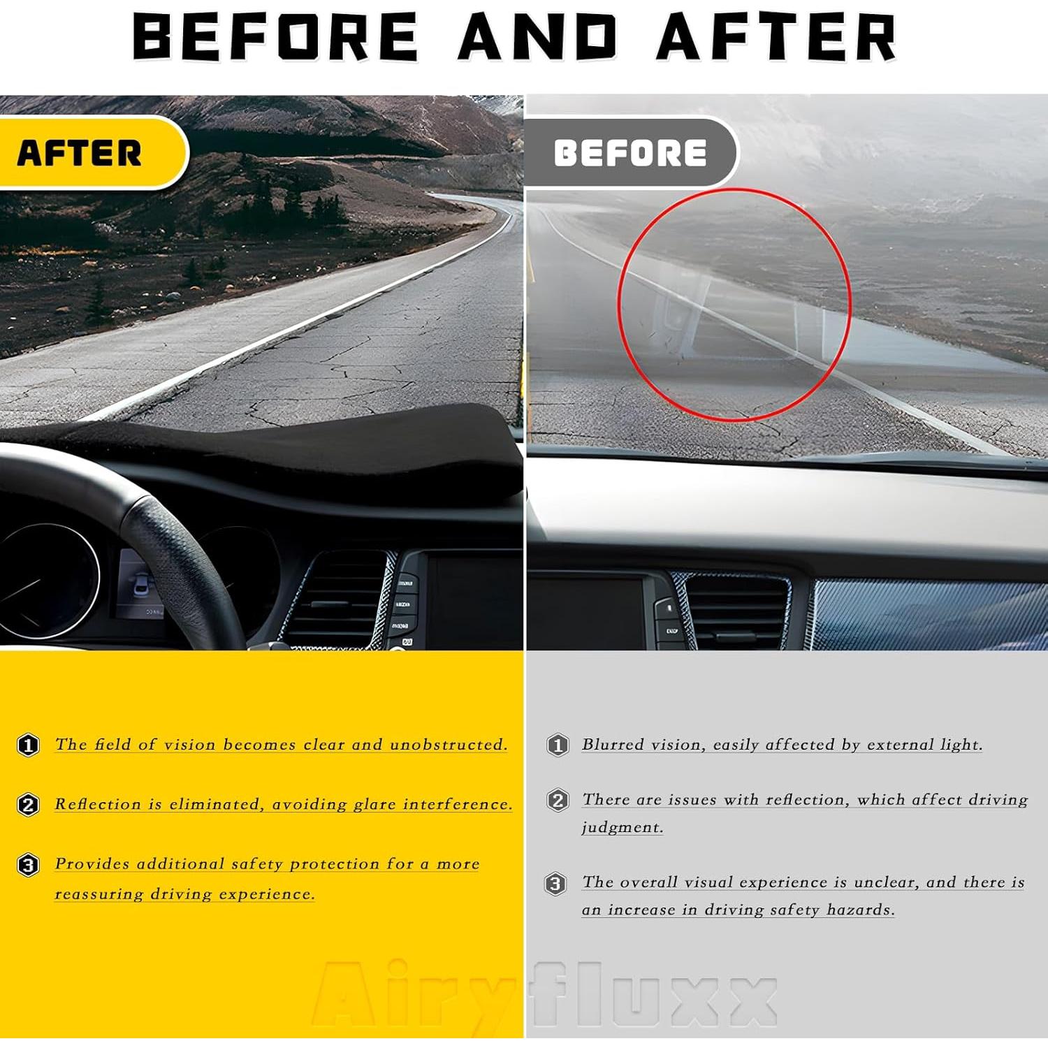 Cubierta de tablero Airyfluxx para Toyota Corolla 2019-2024