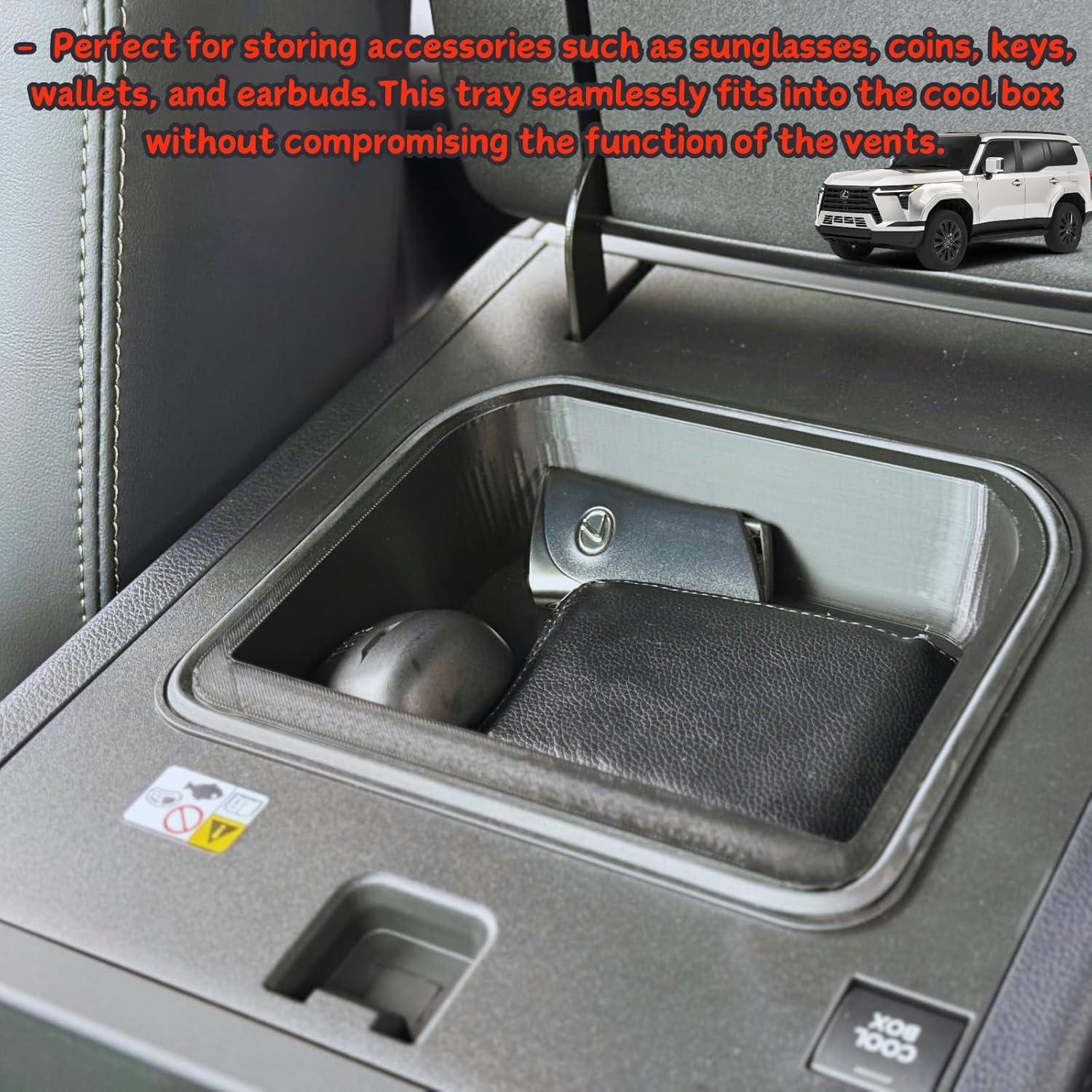 Bandeja Organizador Cool Box Qlhshop para Toyota Land Cruiser Prado 250 y Lexus GX 550