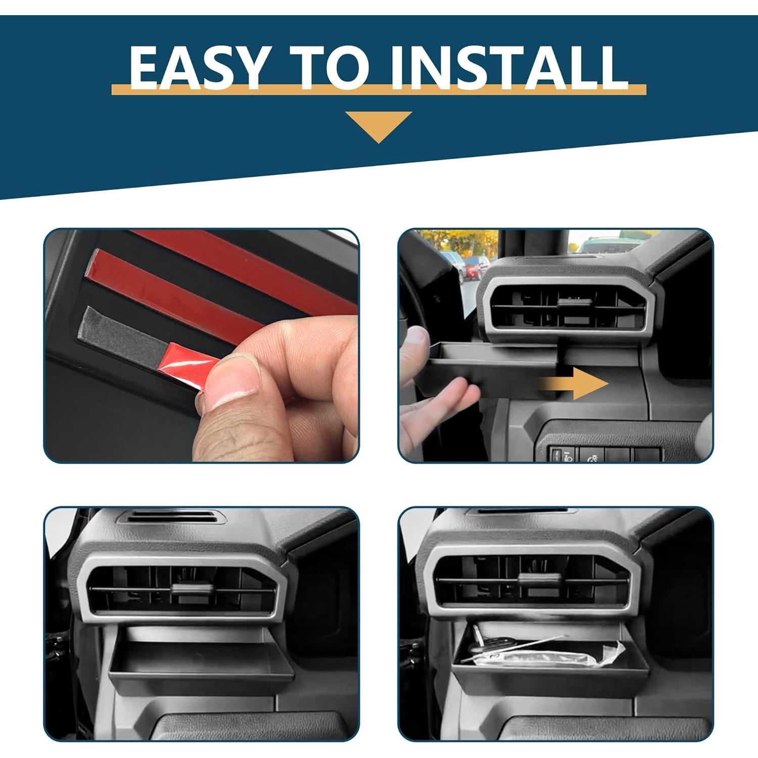 Caja de Almacenamiento para Ventilación Toyota Tacoma 2024-2025