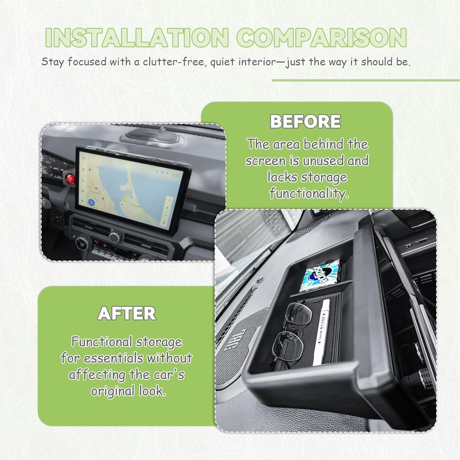 Caja de Almacenamiento HGWEI para Tacoma 2024-2025 y 4Runner 2025 14"