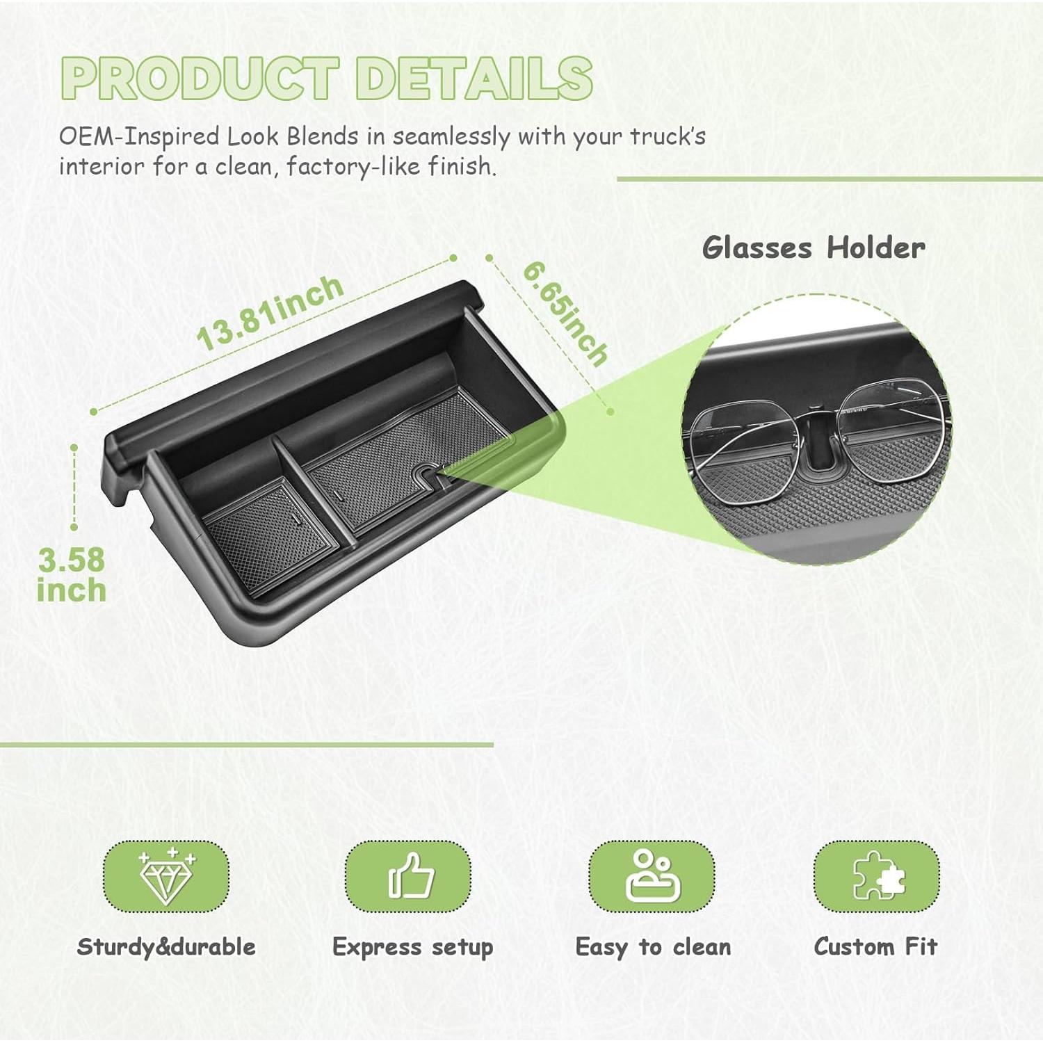 Caja de Almacenamiento HGWEI para Tacoma 2024-2025 y 4Runner 2025 14"