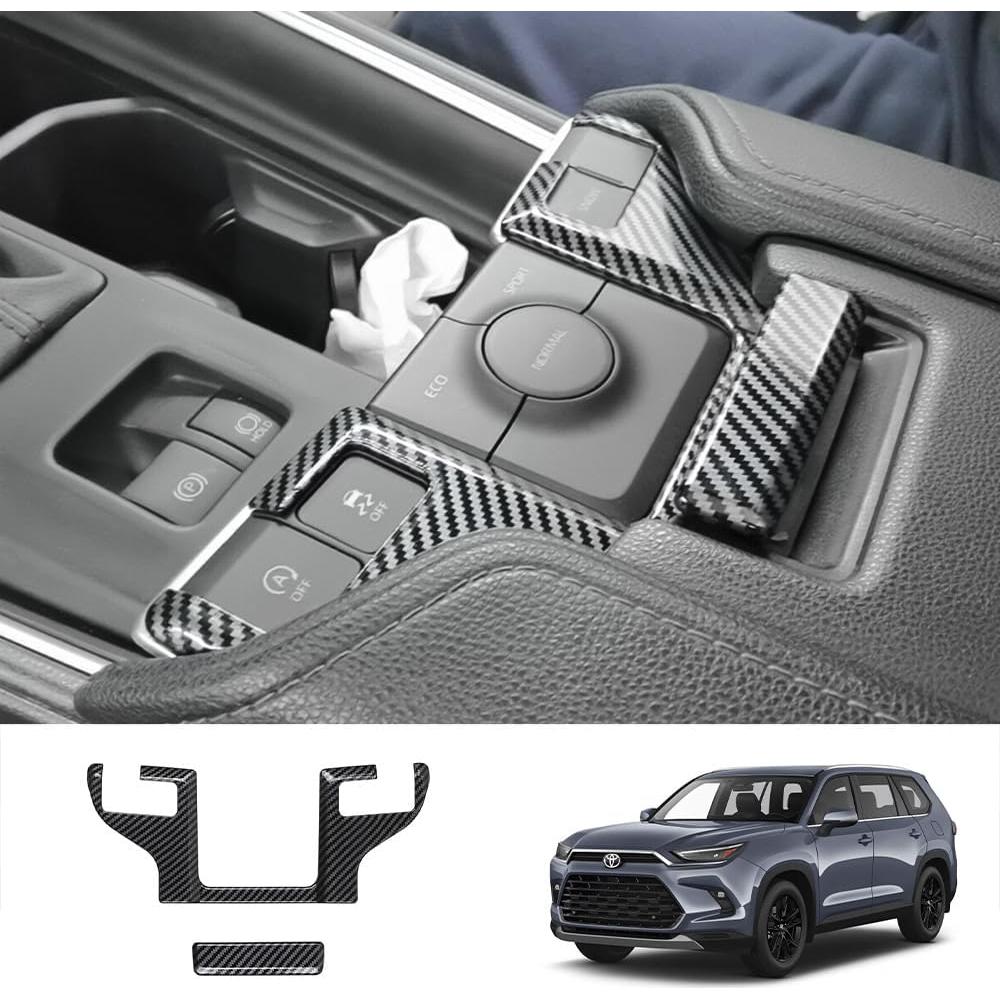 2 Piezas Accesorios ABS para Toyot-a Grand Highlander 2024 2025