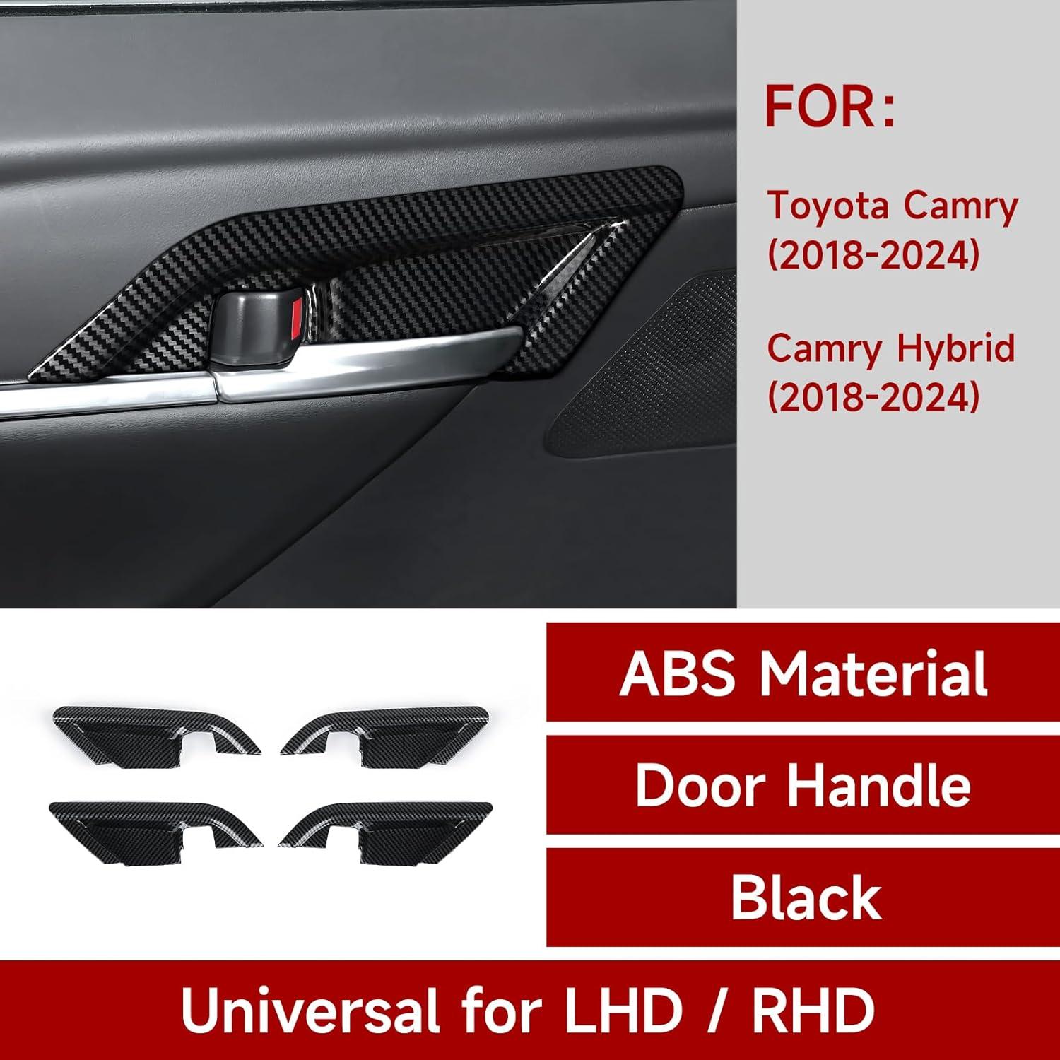 4 Piezas Tapa de Mango Interior Toyota Camry XV70 2018-2024