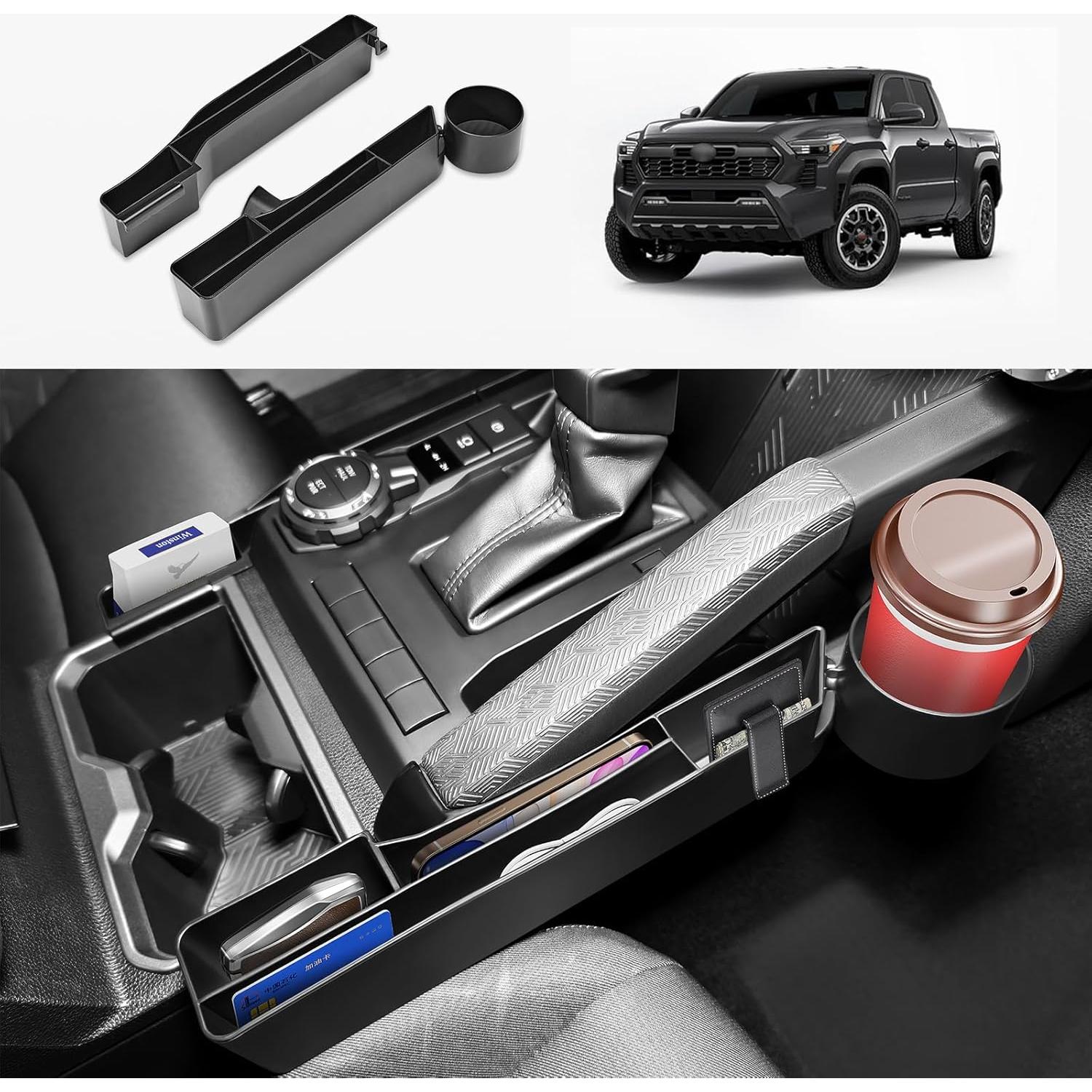 Organizador de Consola Central FUJIYOUPIN para Toyota Tacoma 2024-2025