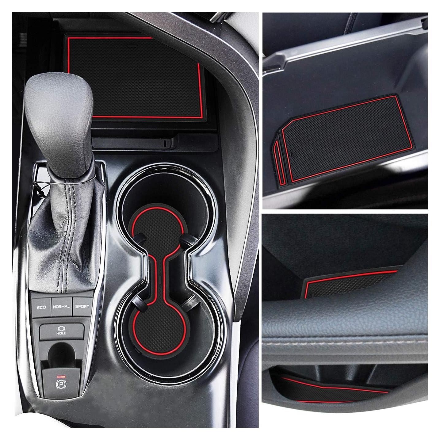 Inserciones de Porta Vasos Auovo para Toyota Camry 2018-2024 - 16pcs Rojo