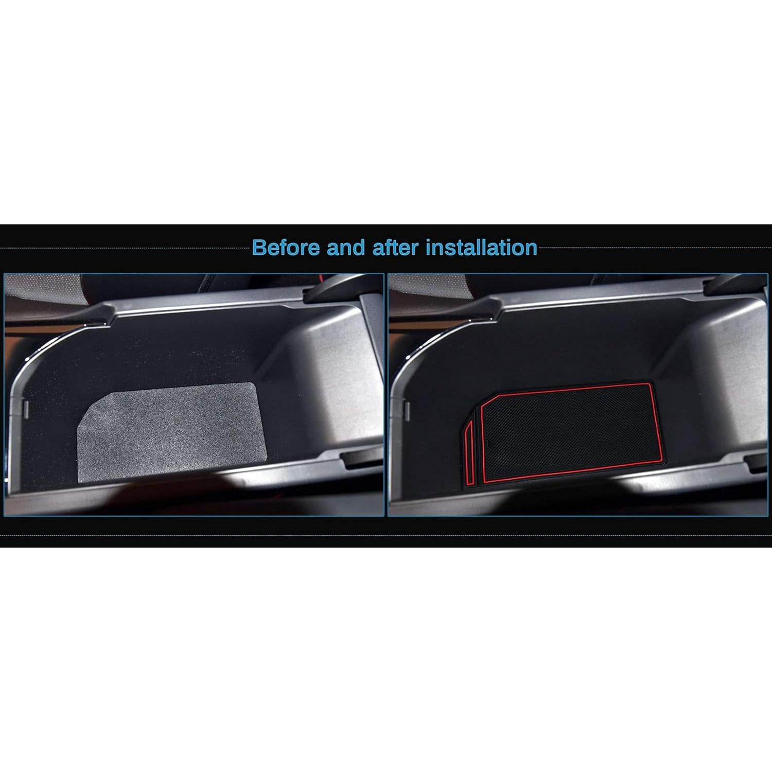 Inserciones de Porta Vasos Auovo para Toyota Camry 2018-2024 - 16pcs Rojo