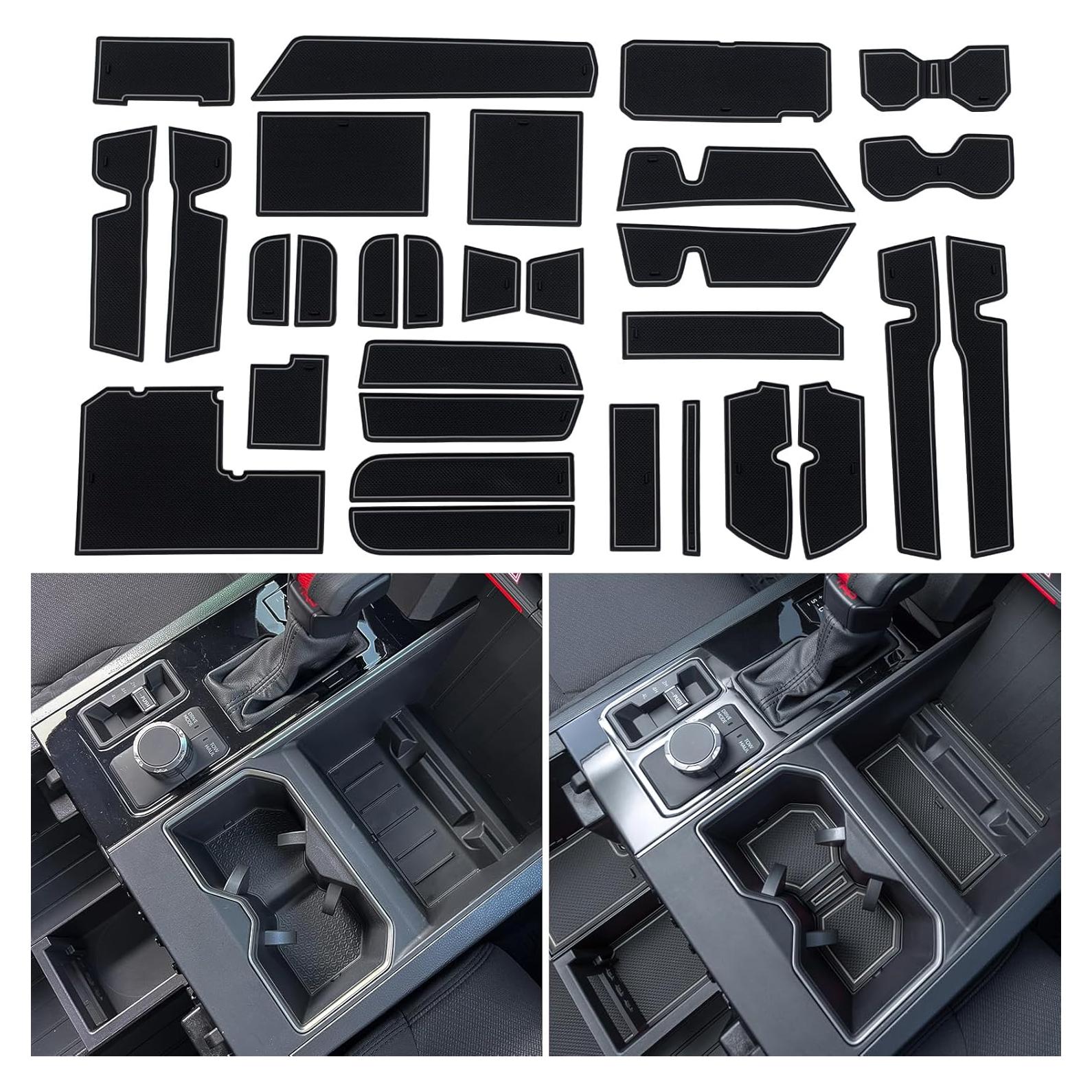 Alfombrillas Antideslizantes TOPINSTALL para Toyota Tundra 2022-2025 - Juego de 30 Piezas