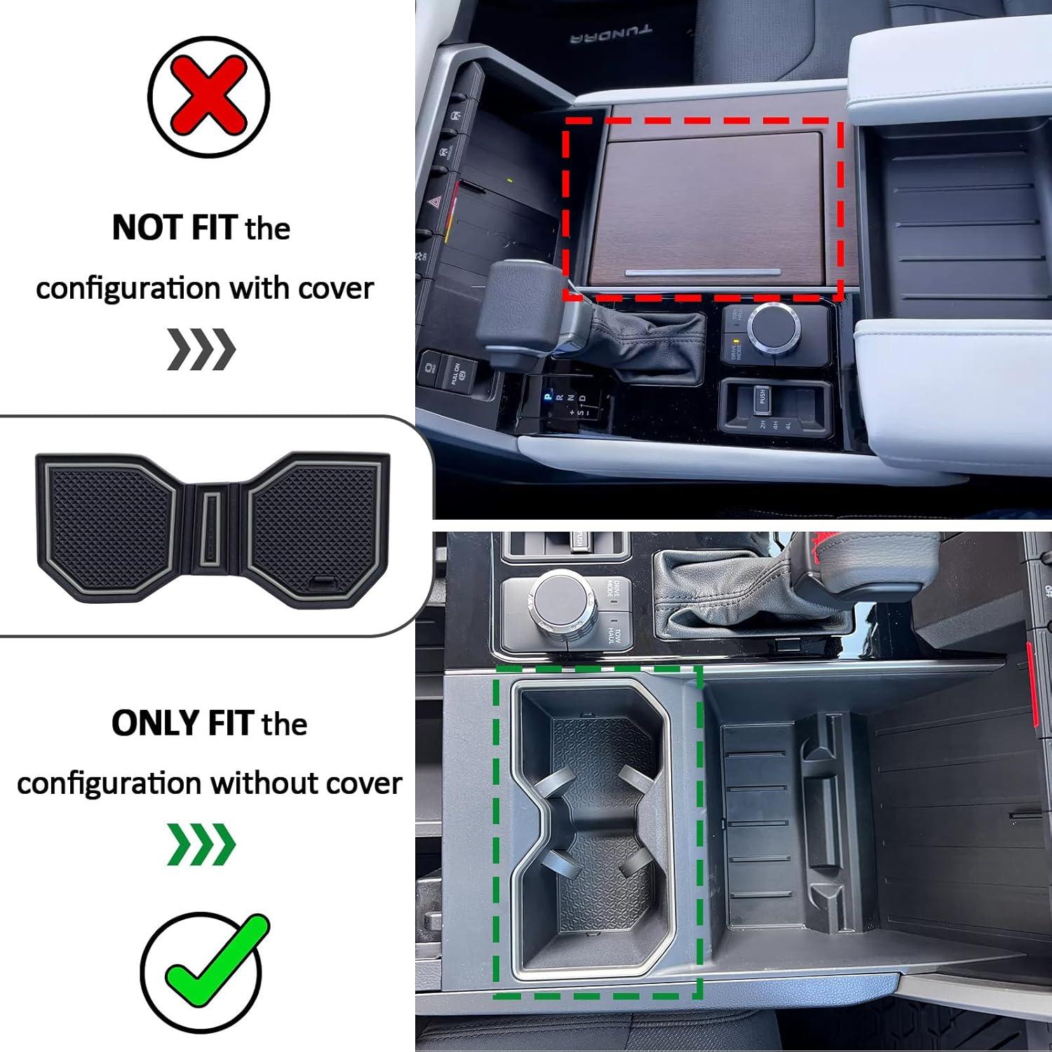 Alfombrillas Antideslizantes TOPINSTALL para Toyota Tundra 2022-2025 - Juego de 30 Piezas