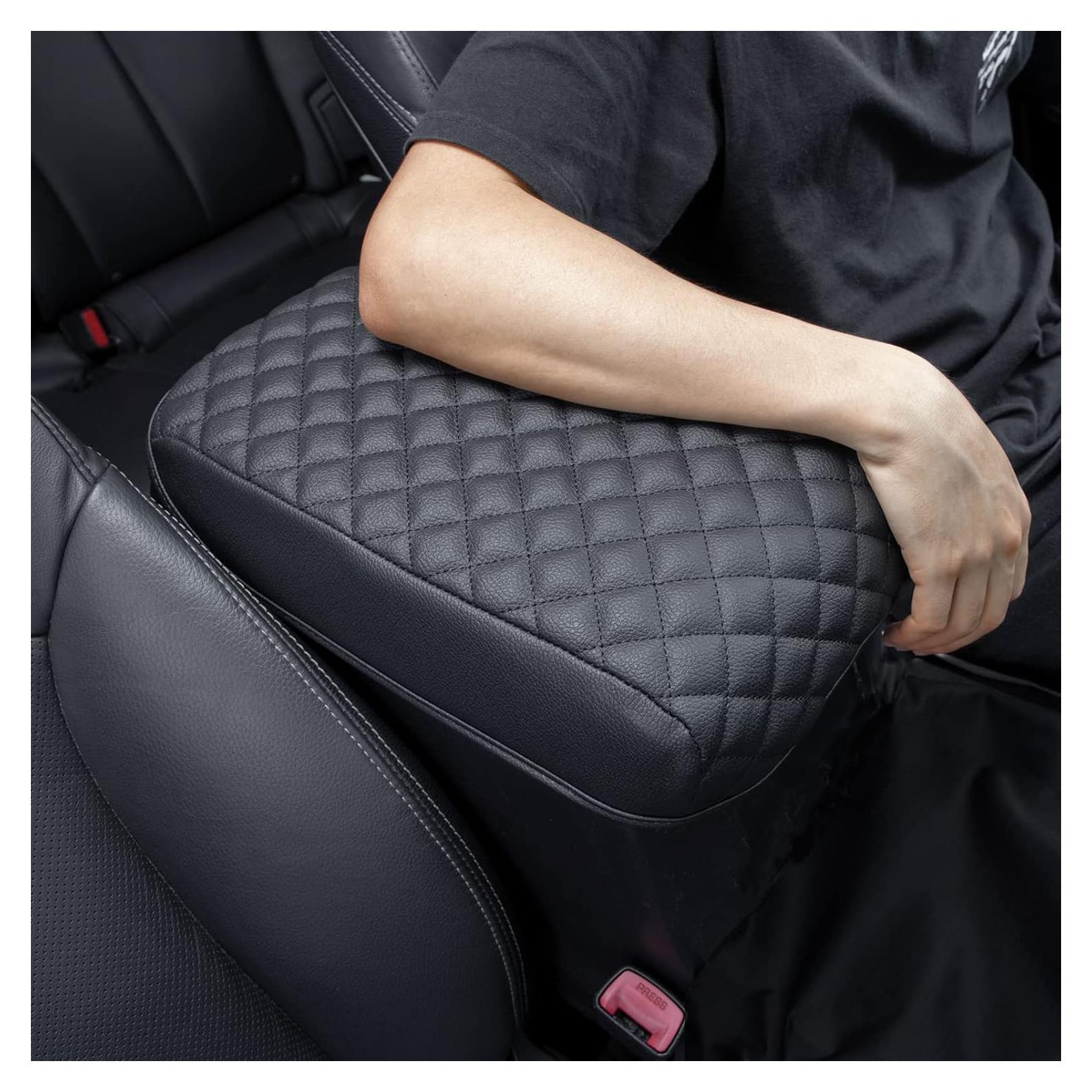 Cubierta de Reposabrazos JKCOVER para Toyota 4Runner 2010-2024 - Cuero PU Negro