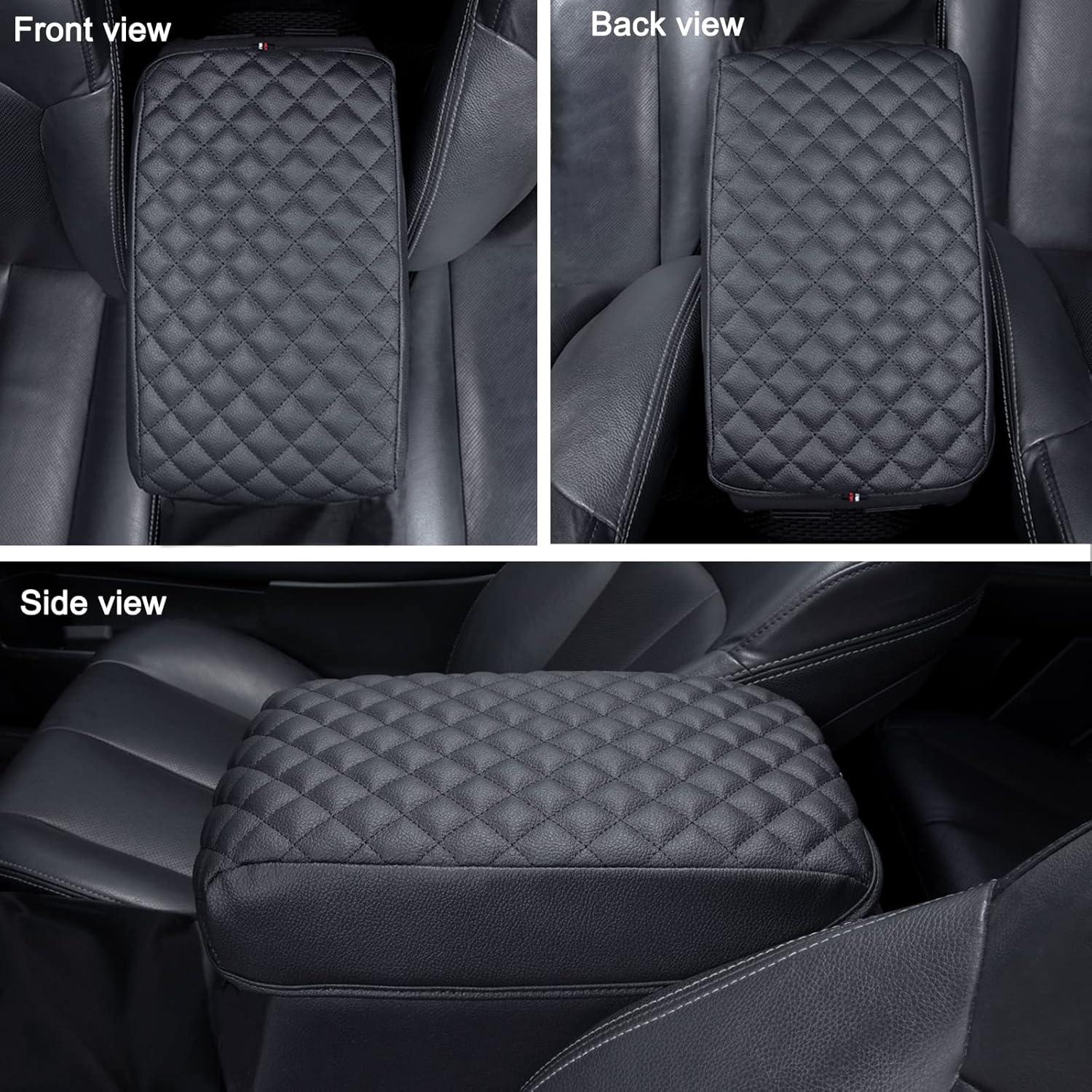Cubierta de Reposabrazos JKCOVER para Toyota 4Runner 2010-2024 - Cuero PU Negro