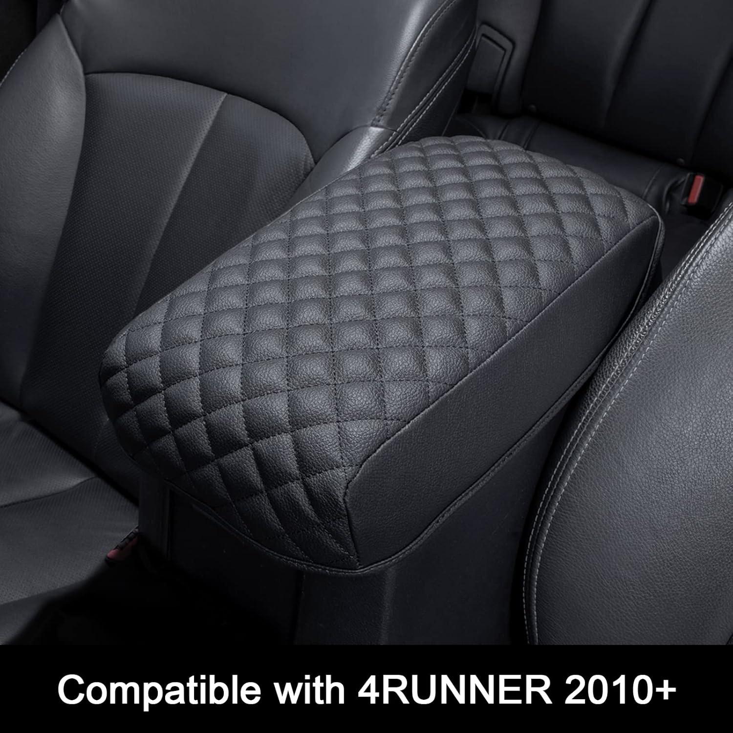 Cubierta de Reposabrazos JKCOVER para Toyota 4Runner 2010-2024 - Cuero PU Negro