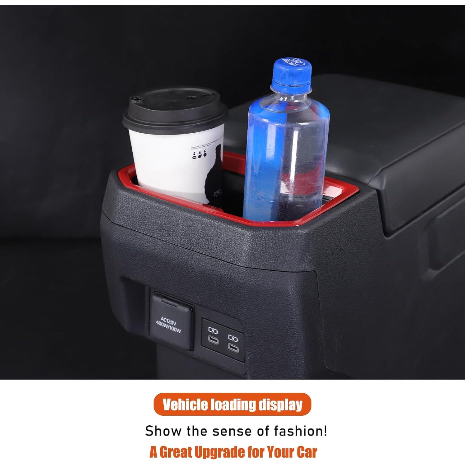 Cubierta Trim Toyota Tacoma 2024 2025 Rojo ABS Decoración