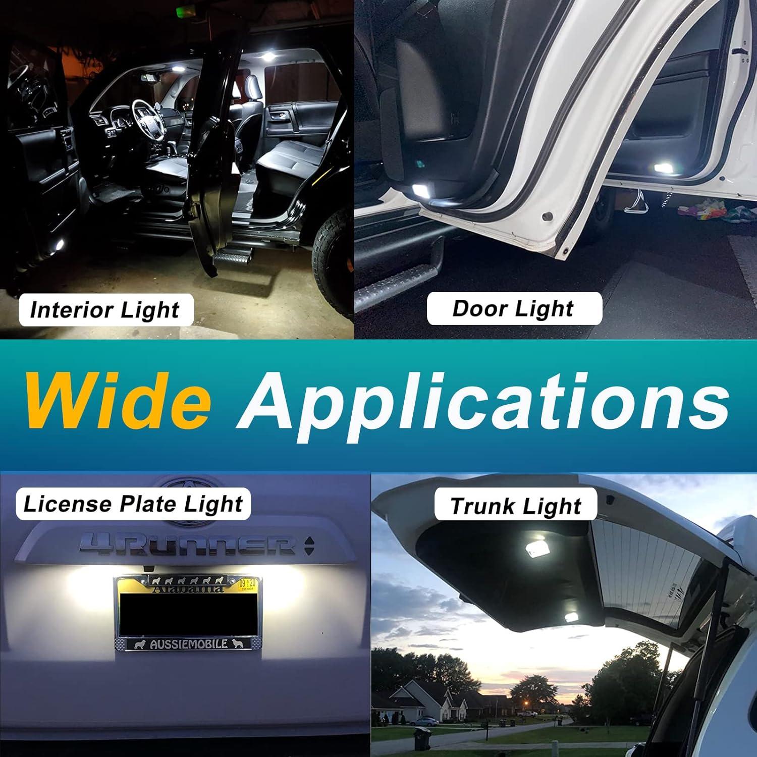 Kit de luces LED interiores WEIMELTOY para Toyota 4Runner 2006-2021