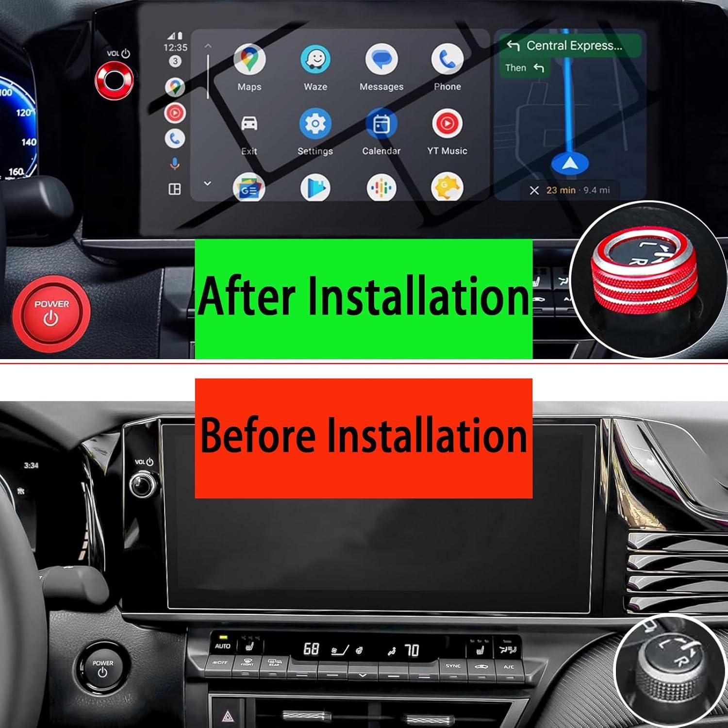 Accesorios para Toyota Camry 2025-2026 Tyifxom 4pcs Rojo