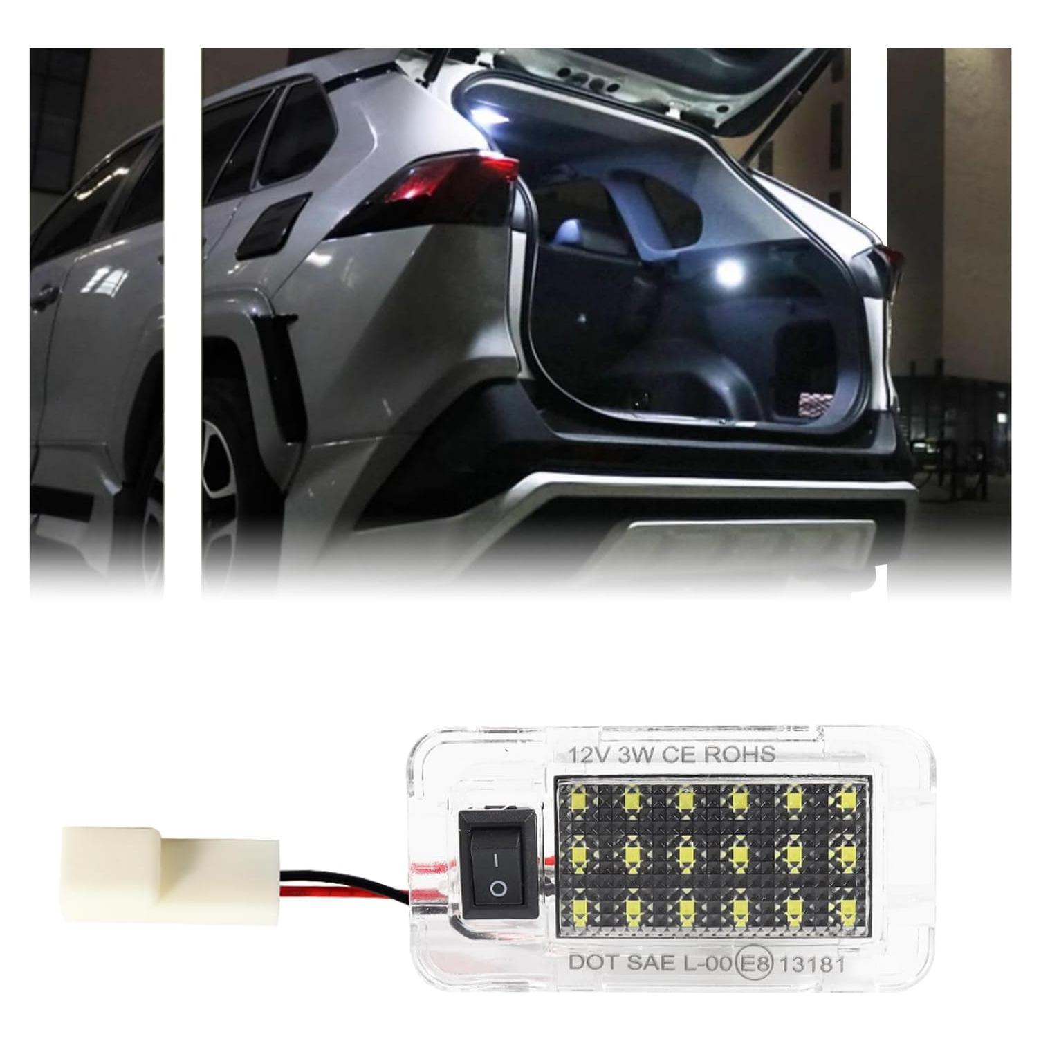 Luz LED de Maletero para Toyota RAV4 2022-2025 GSOWO Blanca