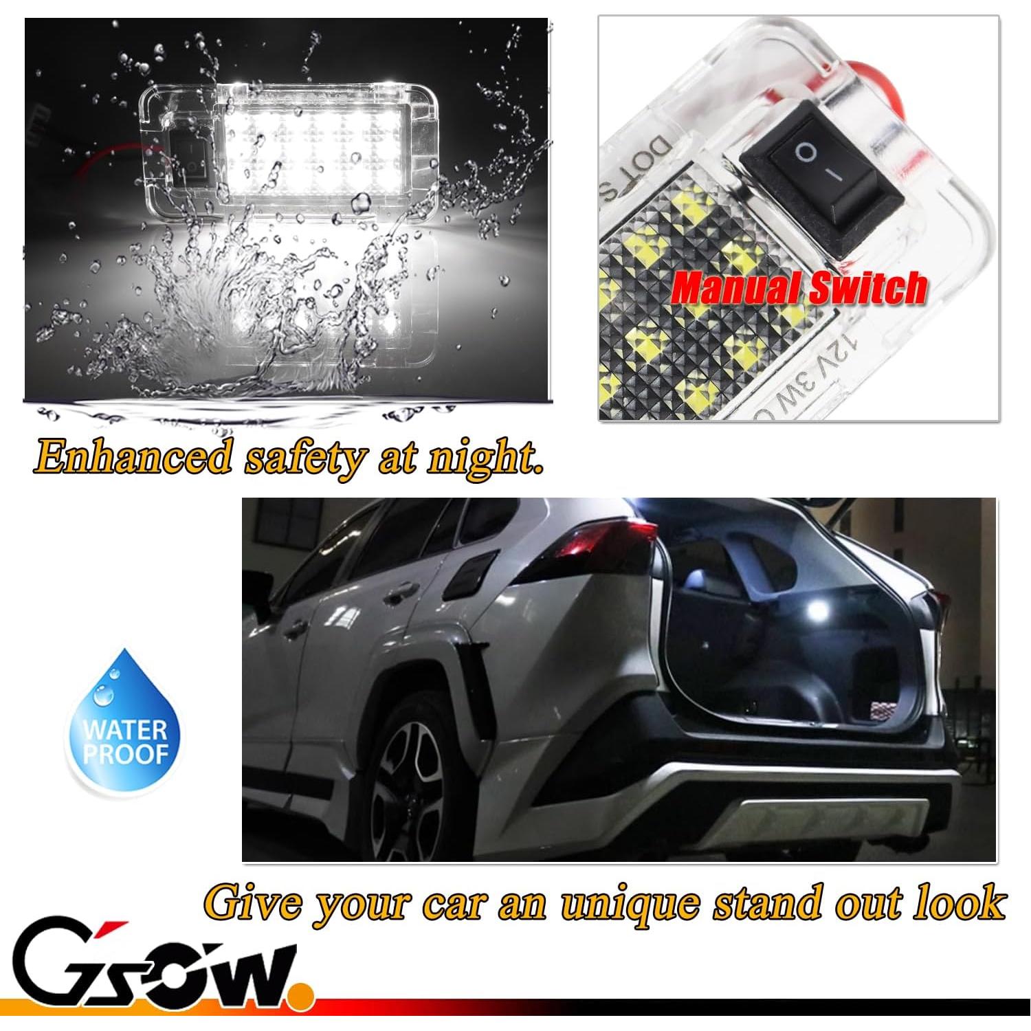 Luz LED de Maletero para Toyota RAV4 2022-2025 GSOWO Blanca