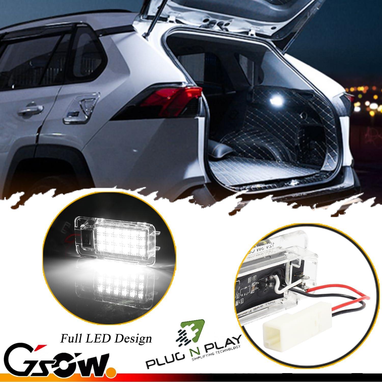 Luz LED de Maletero para Toyota RAV4 2022-2025 GSOWO Blanca
