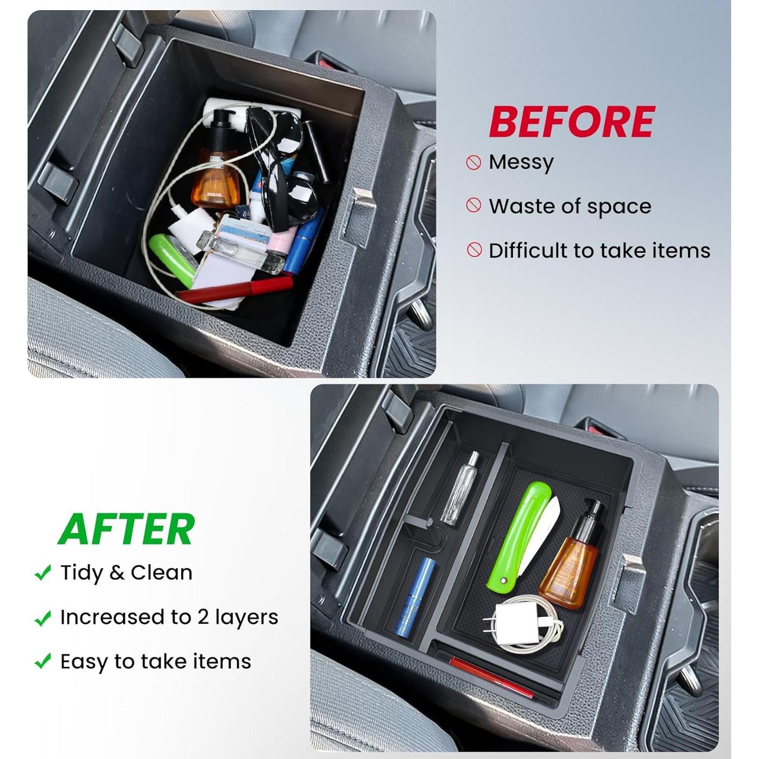 Organizador de Consola Central Sinvanho para Toyota Tacoma 2024-2025