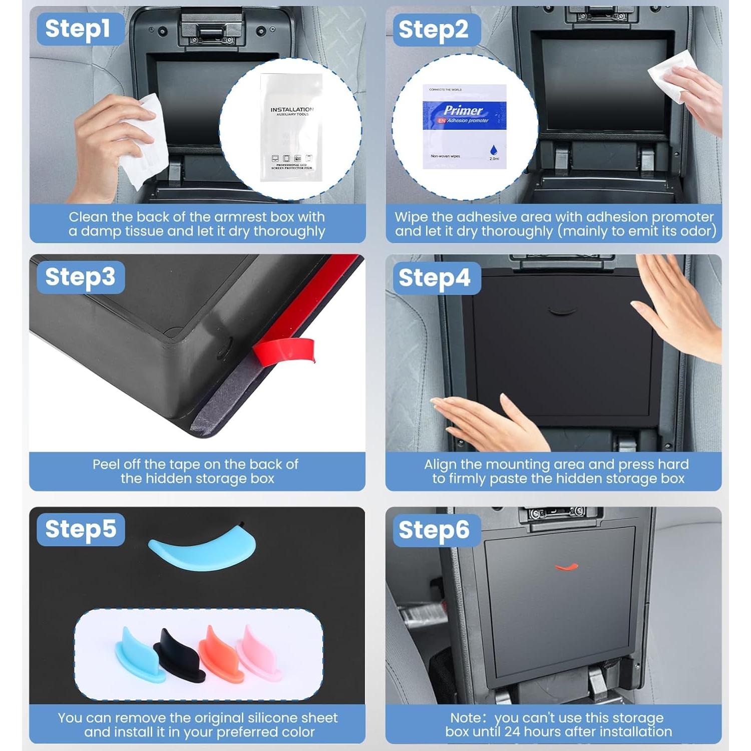 Organizador de Consola Central Sinvanho para Toyota Tacoma 2024-2025