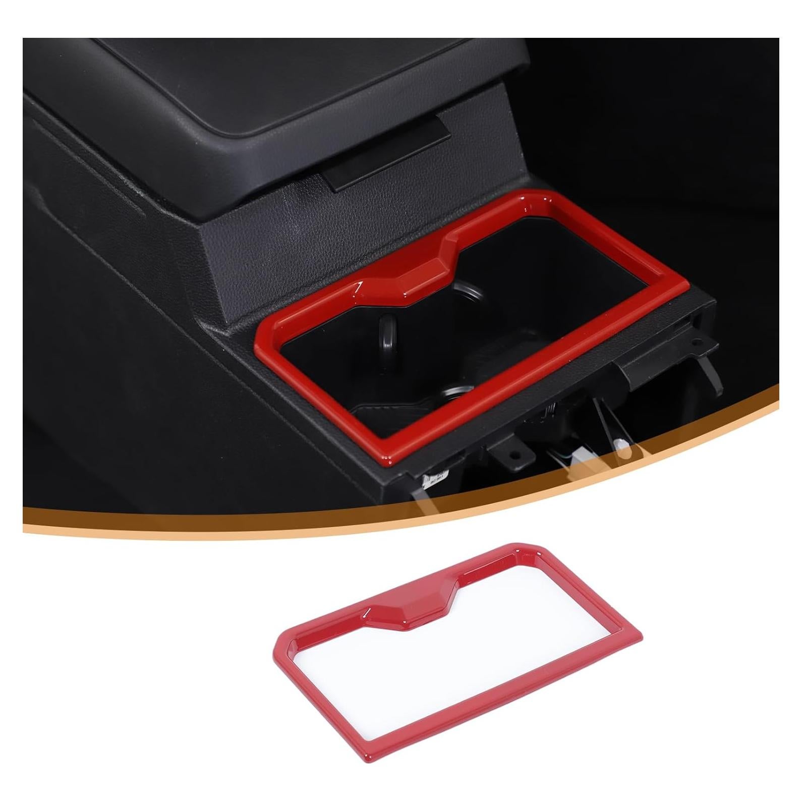 Cubierta Trim Rojo para Portavasos Toyota Tacoma 2024 2025