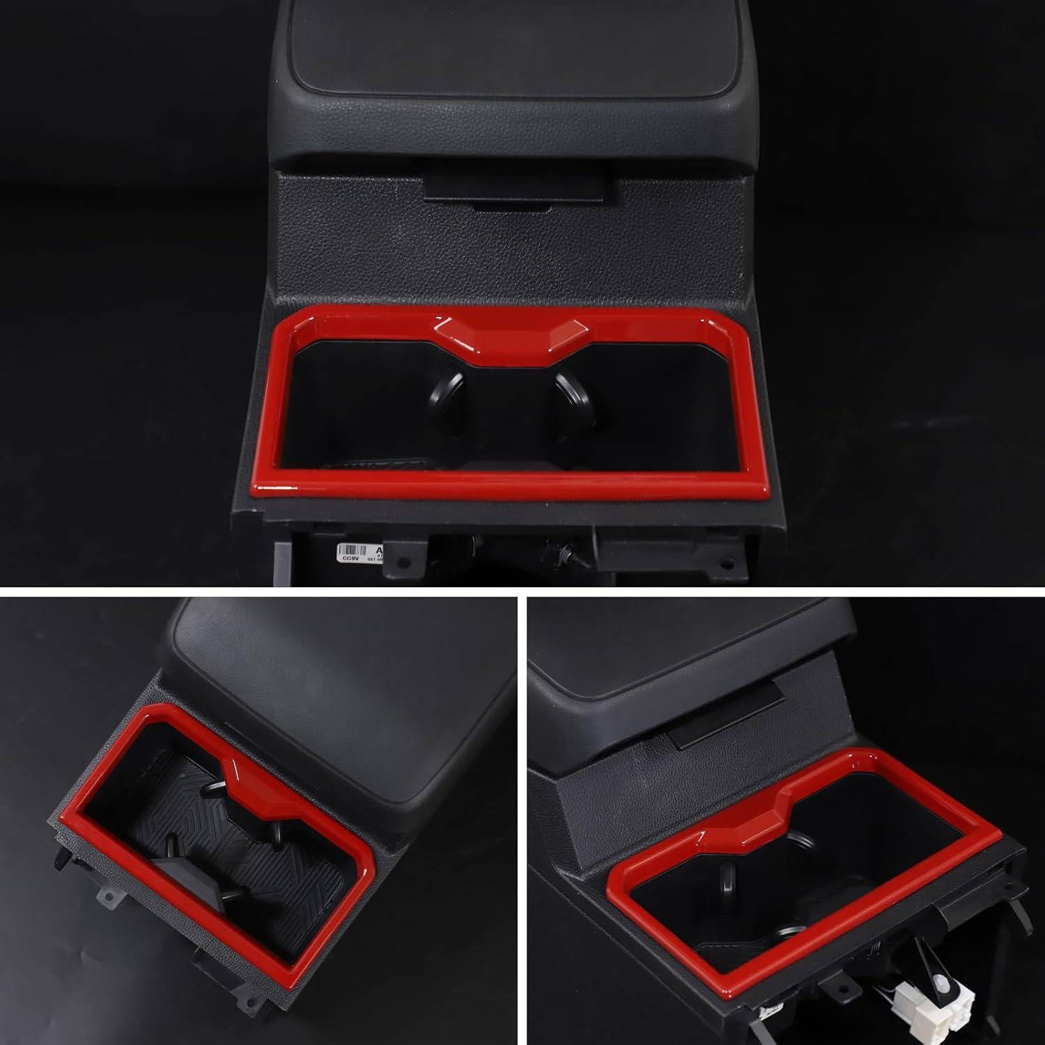 Cubierta Trim Rojo para Portavasos Toyota Tacoma 2024 2025