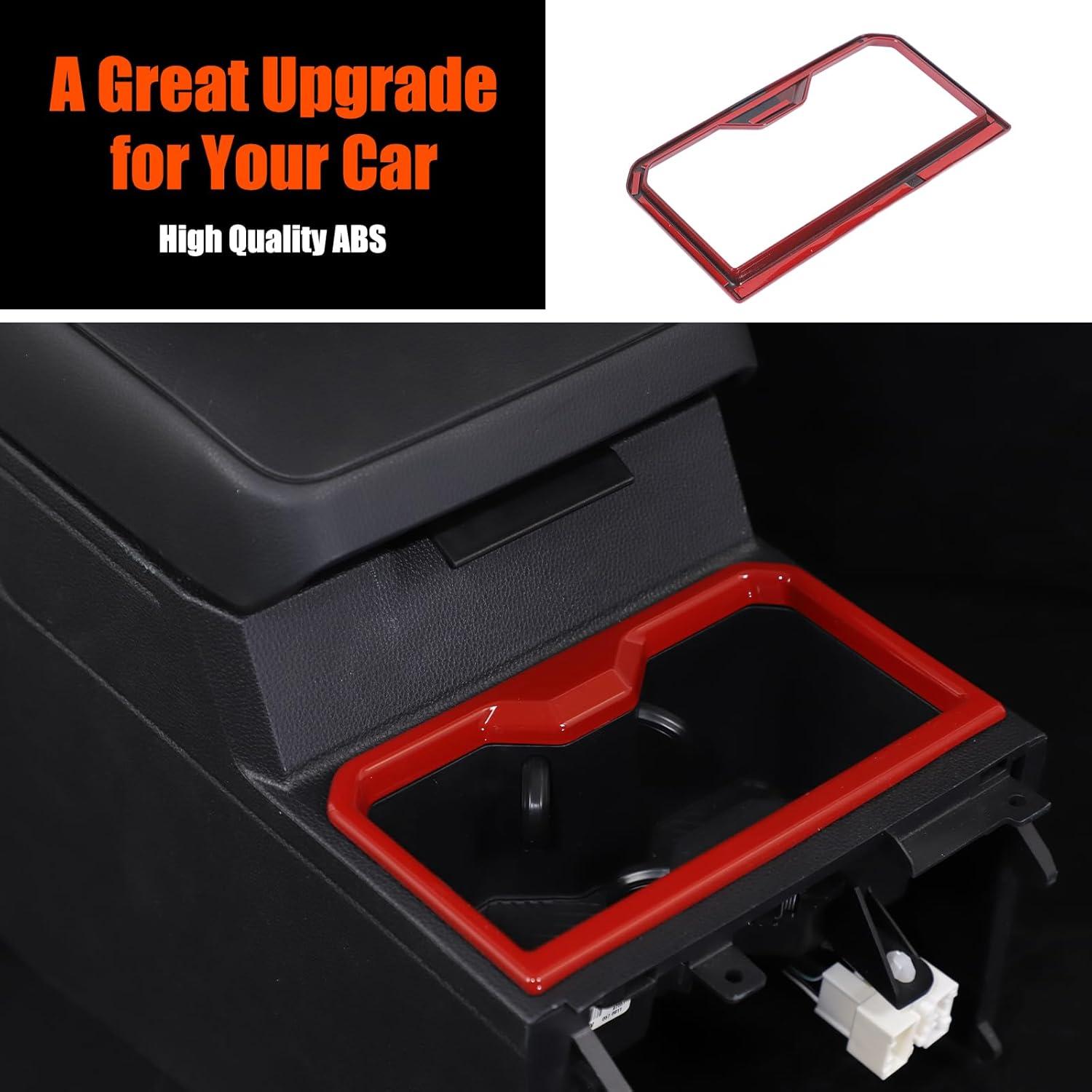 Cubierta Trim Rojo para Portavasos Toyota Tacoma 2024 2025