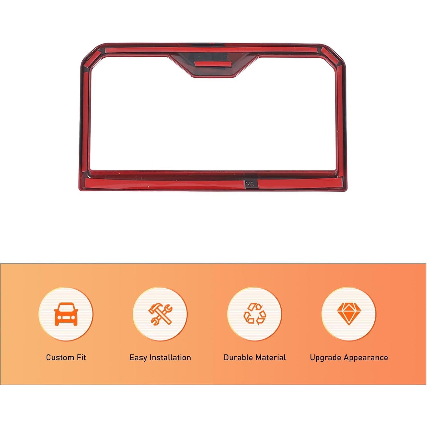 Cubierta Trim Rojo para Portavasos Toyota Tacoma 2024 2025