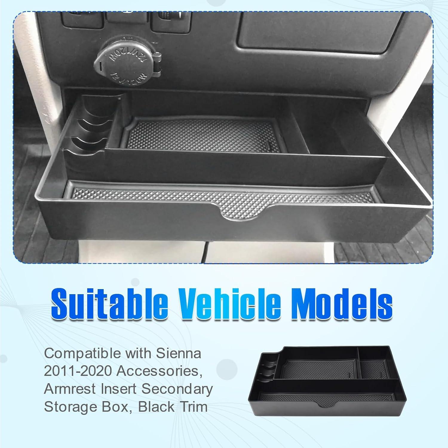 Organizador de Consola Central EDBETOS para Toyota Sienna 2015-2020