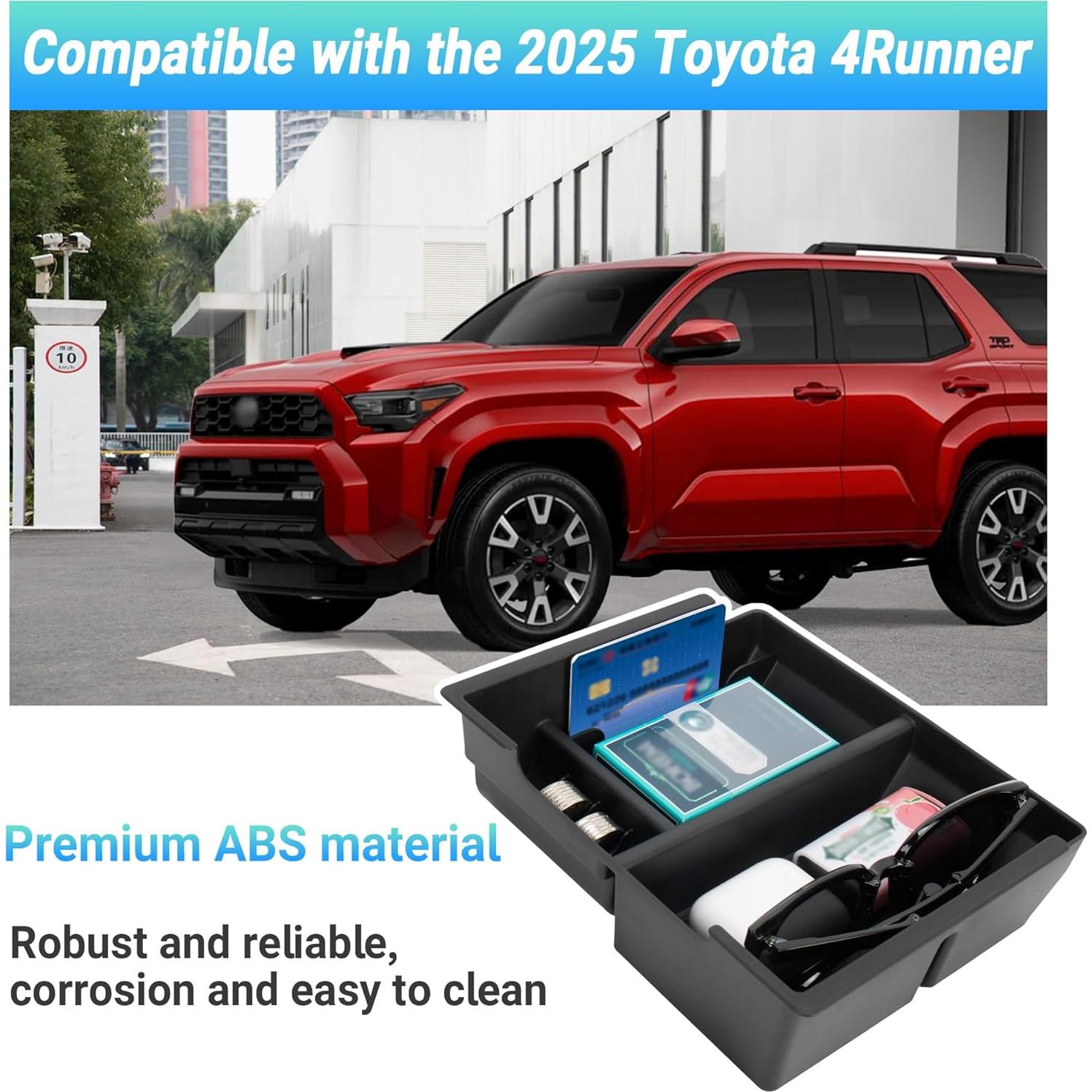 Organizador de Consola Central Sinminou para Toyota 4Runner 2025