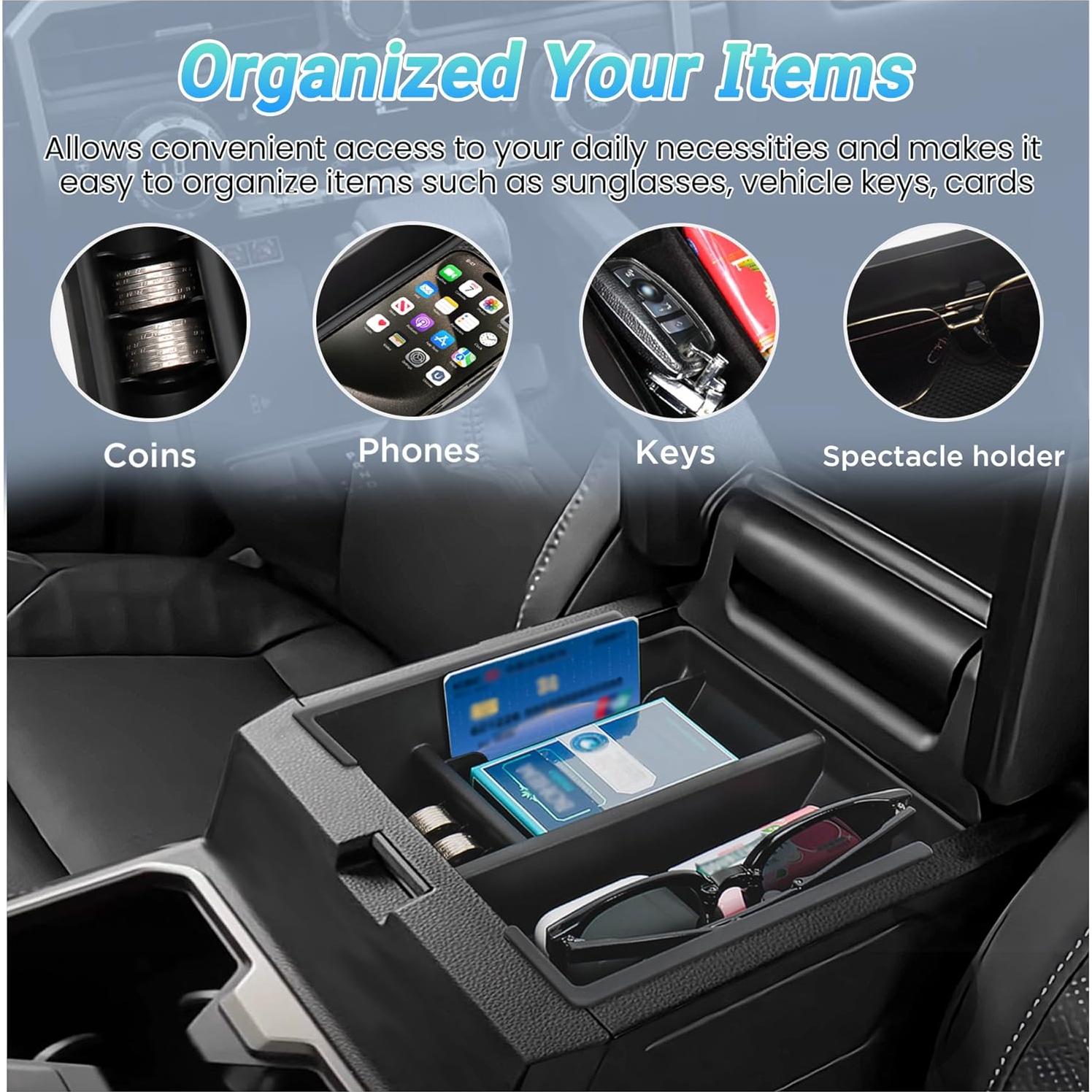 Organizador de Consola Central Sinminou para Toyota 4Runner 2025