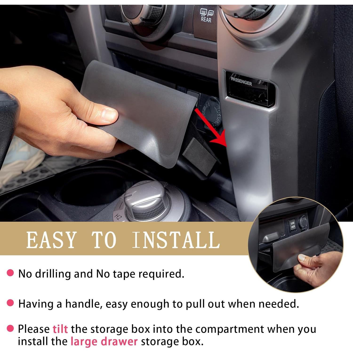 Cajón de Almacenamiento JDMCAR para Toyota 4Runner 2014-2024