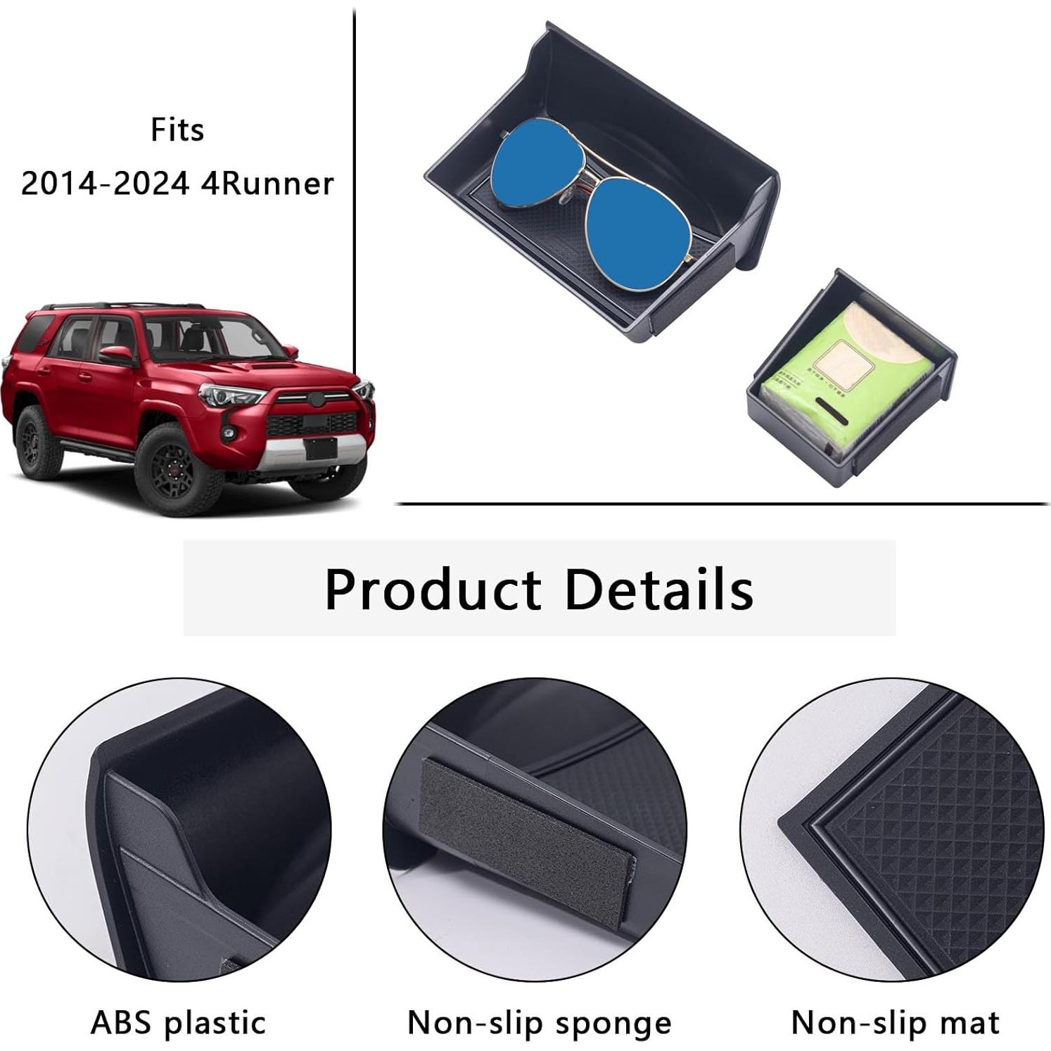 Cajón de Almacenamiento JDMCAR para Toyota 4Runner 2014-2024