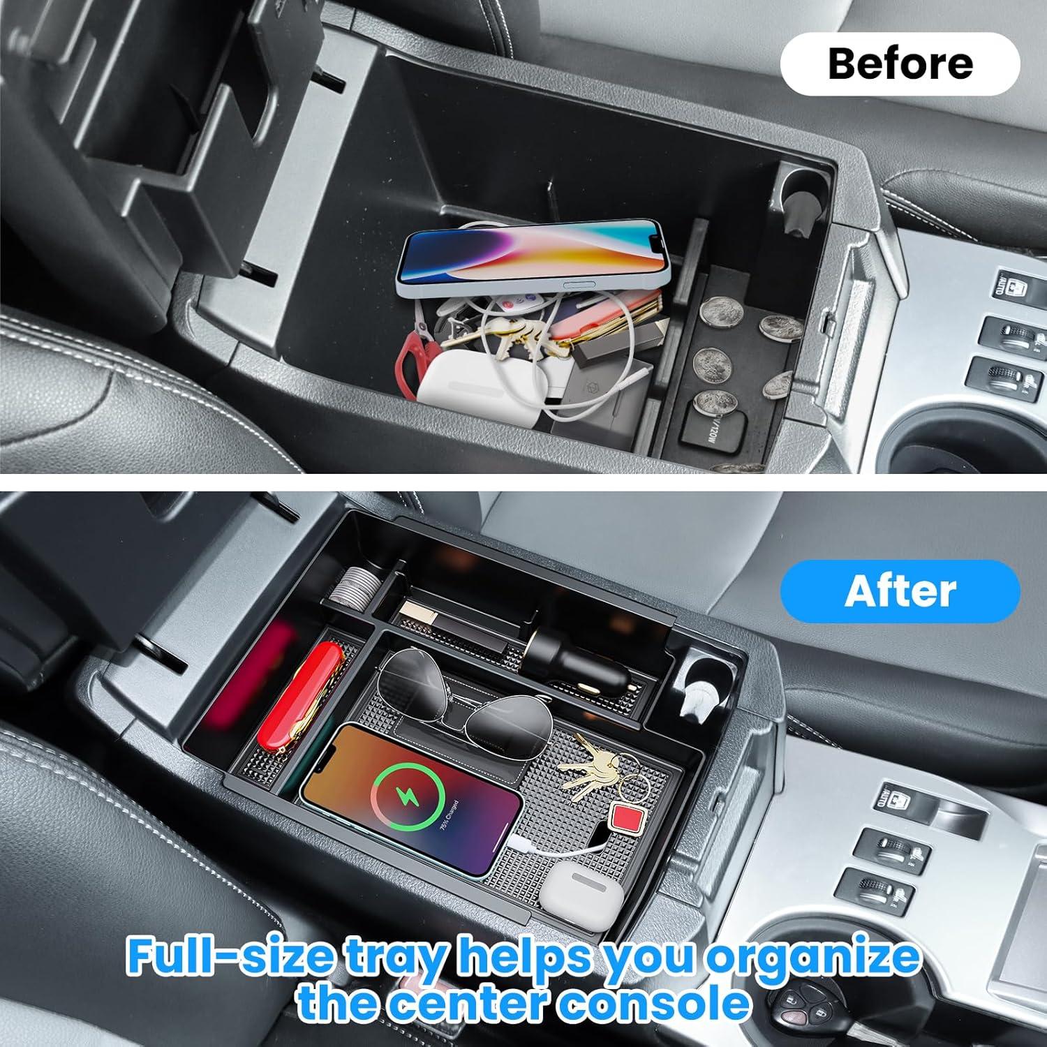 Organizador de Consola Central DIAMOOKY 2PCS para Toyota 4Runner 2010-2024