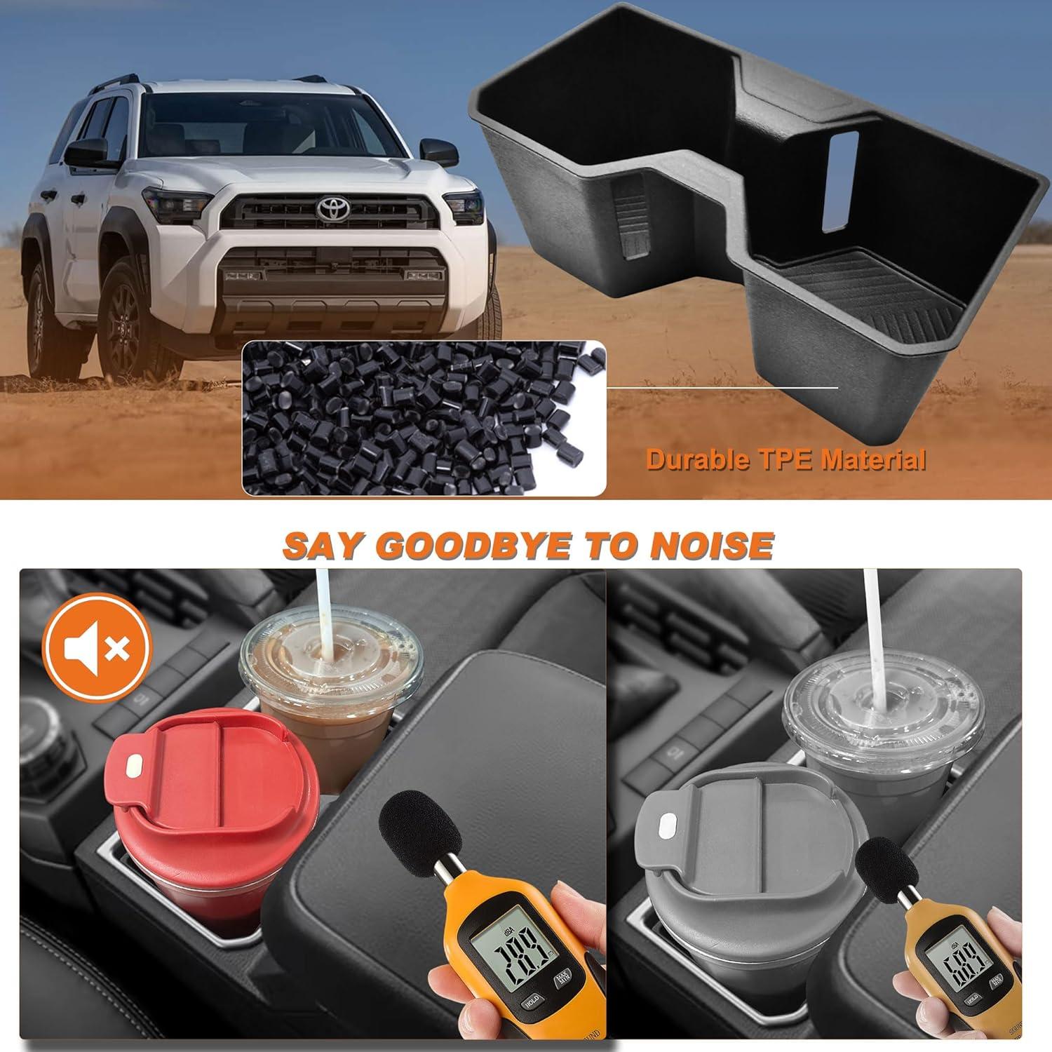 Insertos para Portavasos Toyota 4Runner 2025 JJMY TPE Antideslizante