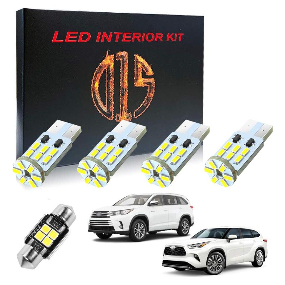 Kit de Luz Interior LED D15 para Toyota Highlander 2008-2024