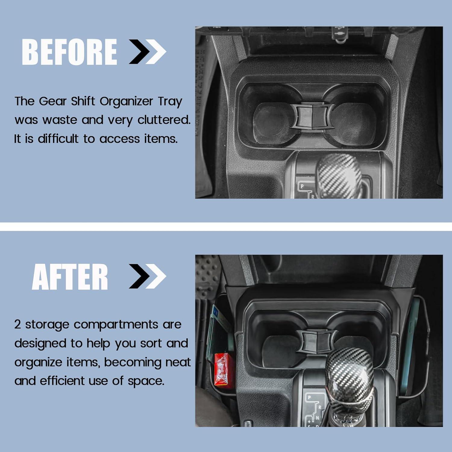 Caja de Almacenamiento Neepiar para Consola Toyota Tacoma 2016-2023