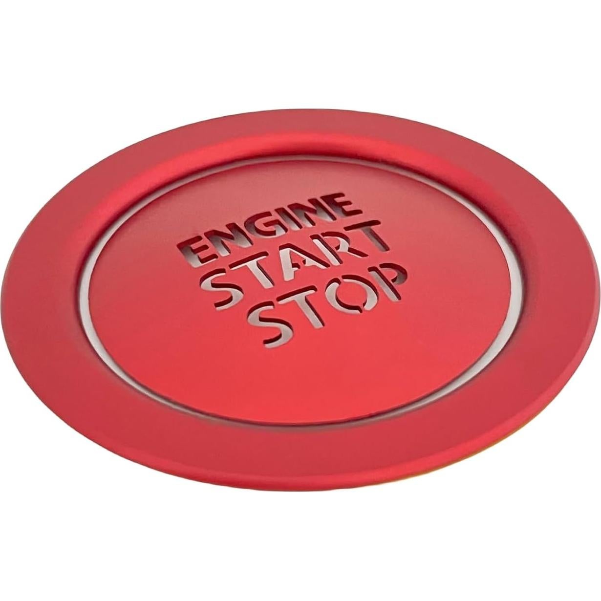 Cubierta de Botón de Inicio Toyota Tacoma - Aluminio Rojo