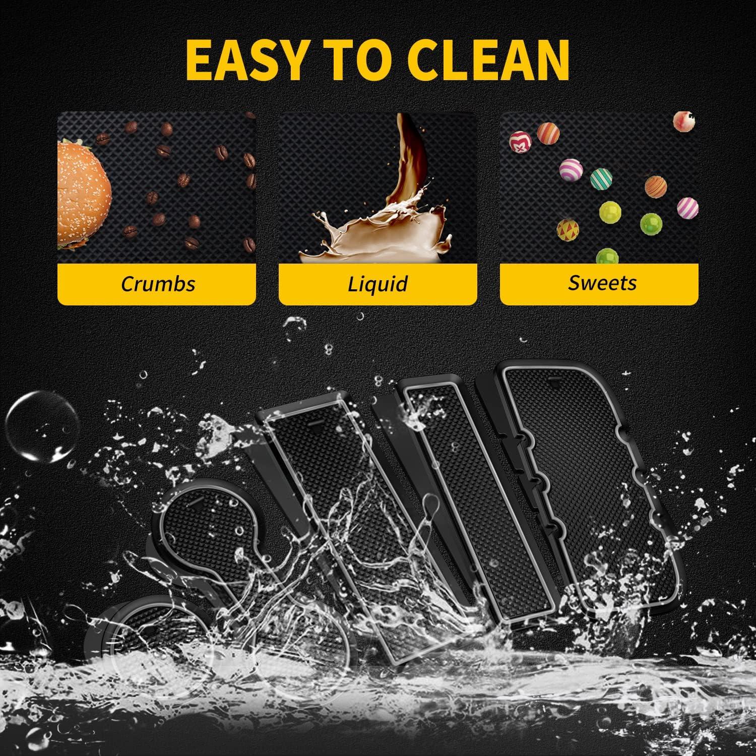 Alfombrillas Antideslizantes Asgohme para Toyota Tacoma 2005-2015