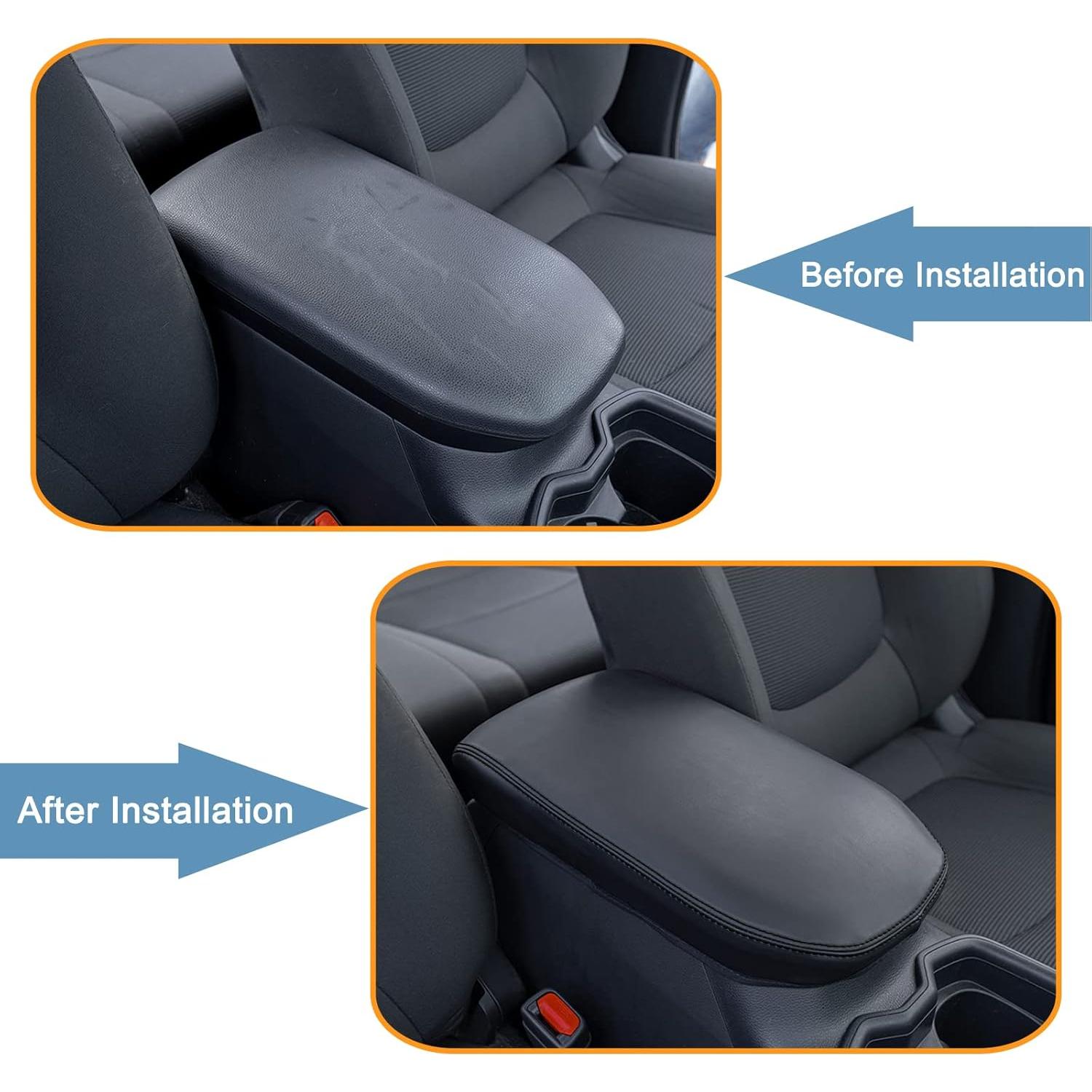 Cubierta de Reposabrazos JDMCAR para Toyota RAV4 2019-2025 - Negro