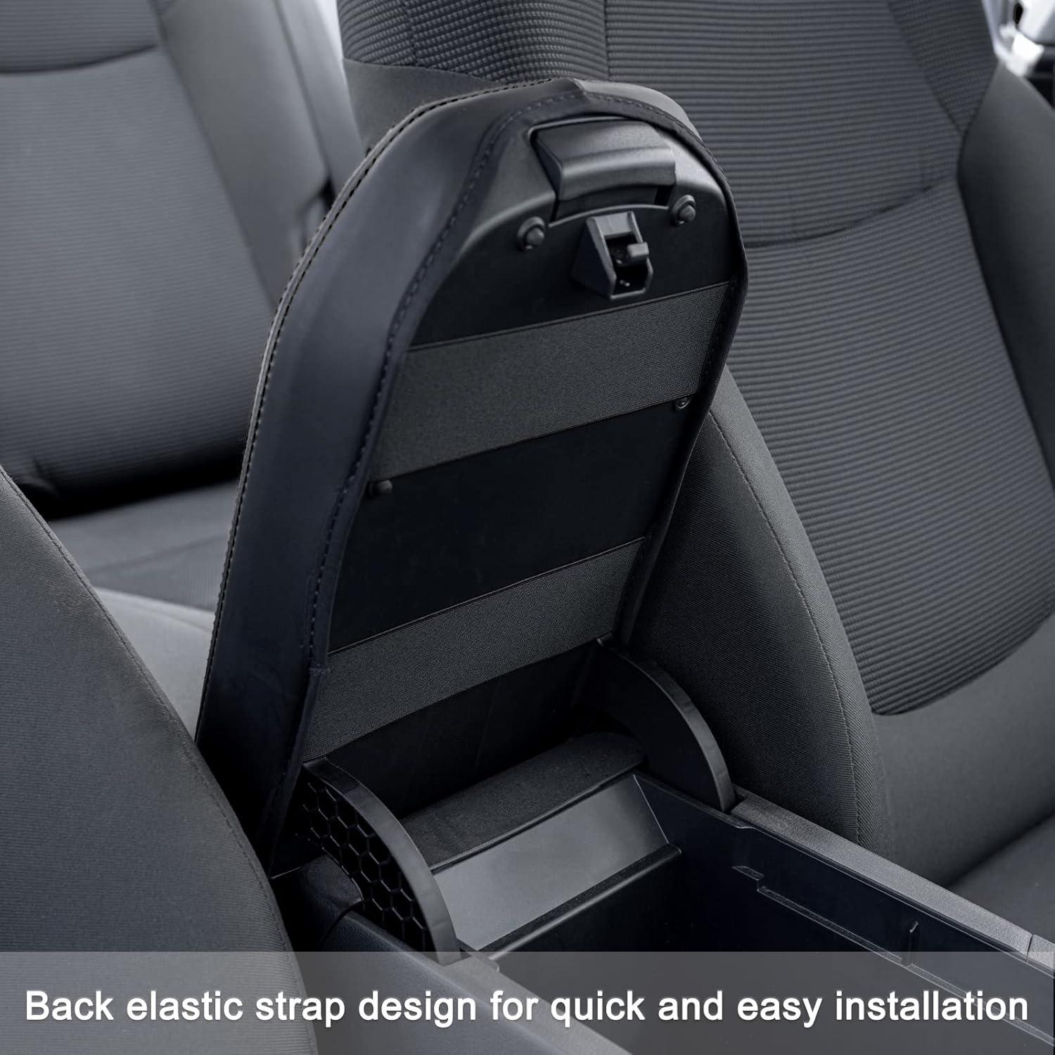 Cubierta de Reposabrazos JDMCAR para Toyota RAV4 2019-2025 - Negro