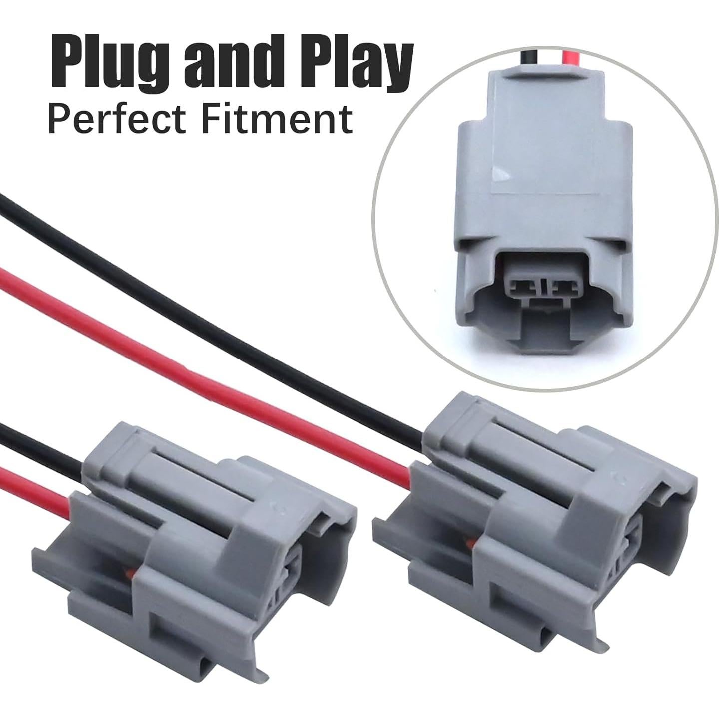 6 Conectores de Cable Inyector de Combustible DUZFOREI