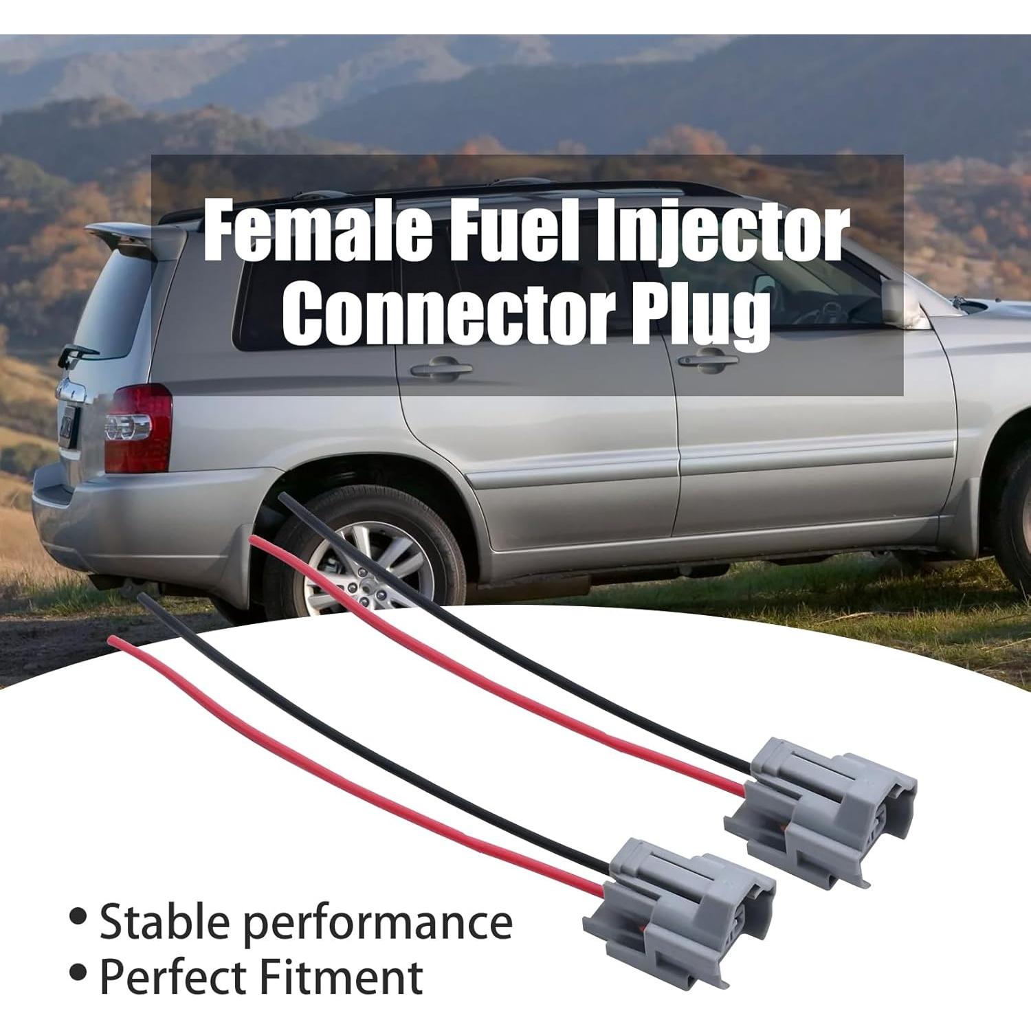 6 Conectores de Cable Inyector de Combustible DUZFOREI
