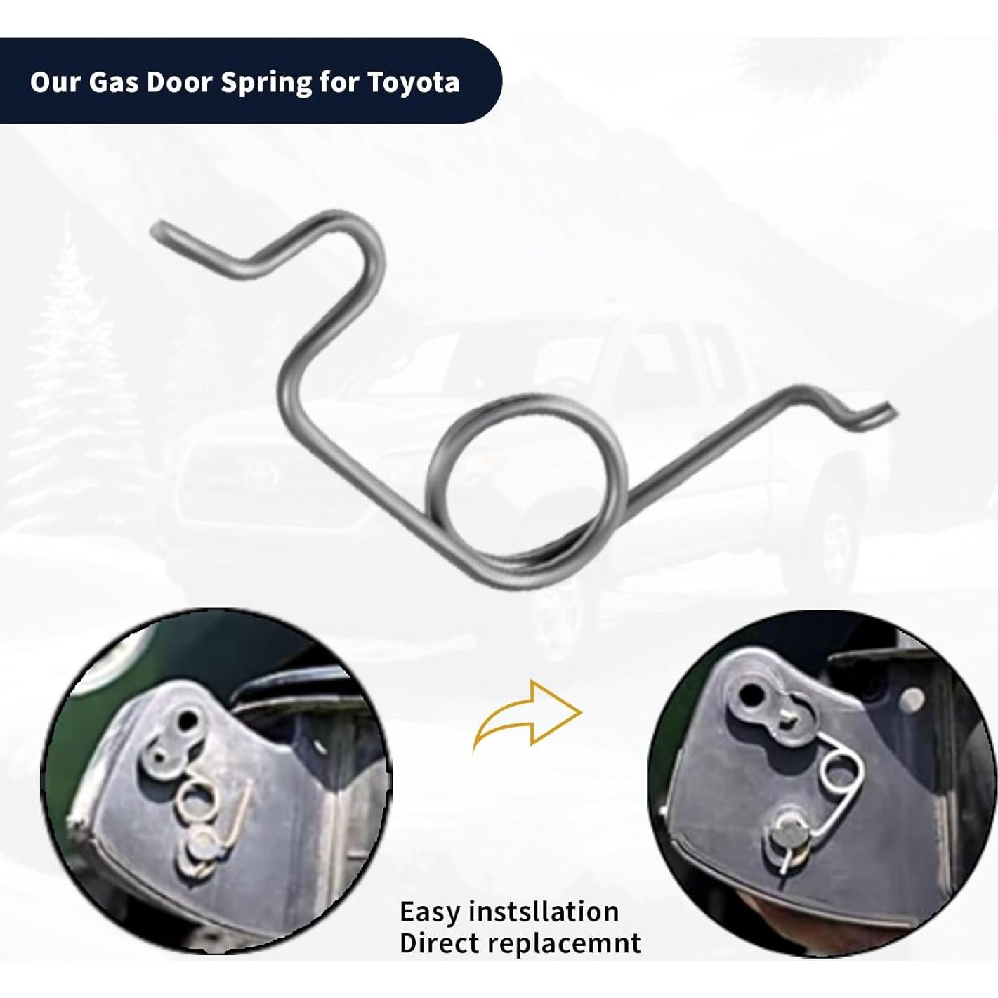 Resorte de puerta de combustible MIURSSY para Toyota Tundra 2007-2020