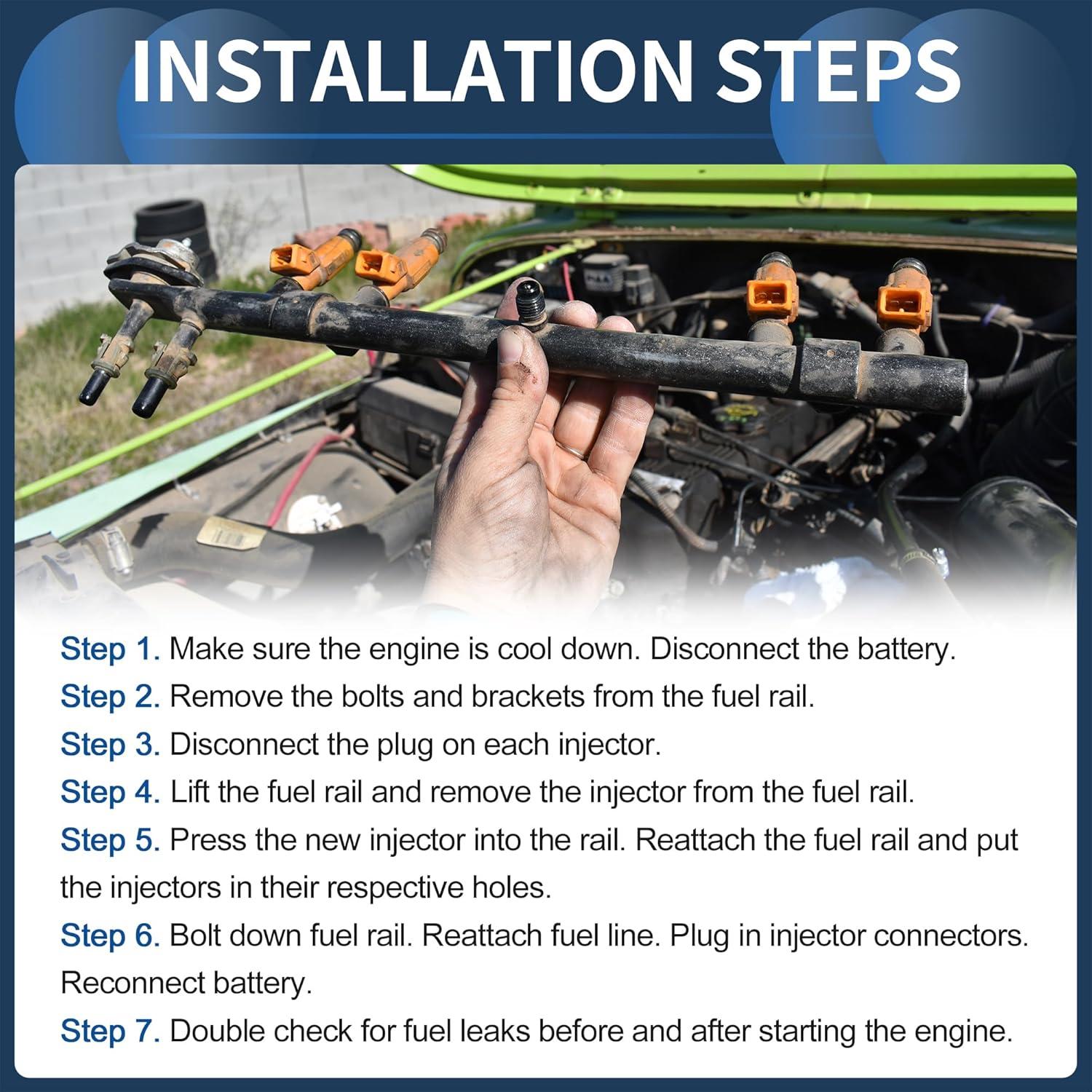 Inyector de combustible INFINAUTO 23209-0A010 para Toyota 3.0L