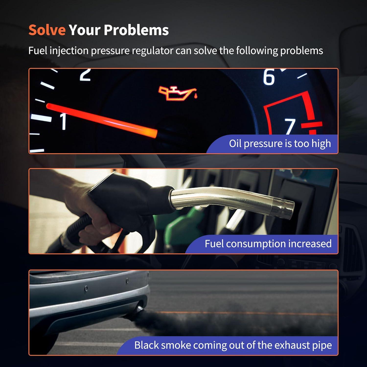 Regulador de Presión de Inyección de Combustible HiSport 23280-62030 Compatible Toyota