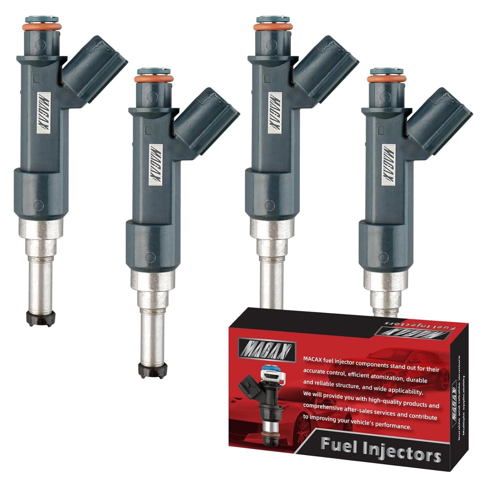 Juego de 4 Inyectores de Combustible MACAX 23250-37020 para Toyota Prius y Lexus CT200h