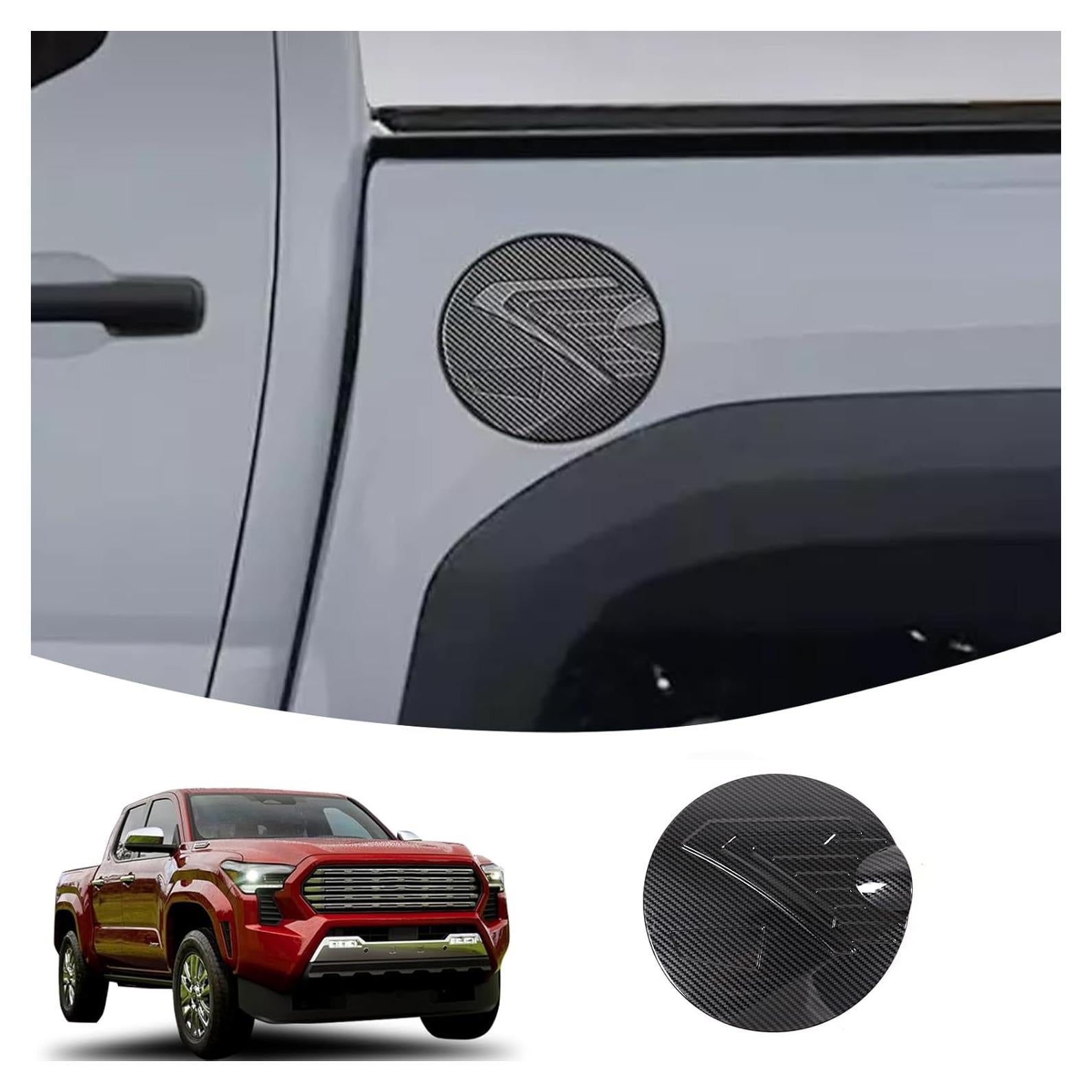 Cubierta de Tapa de Tanque de Combustible Lcojicep para Toyota Tacoma 2024-2025 ABS 3D