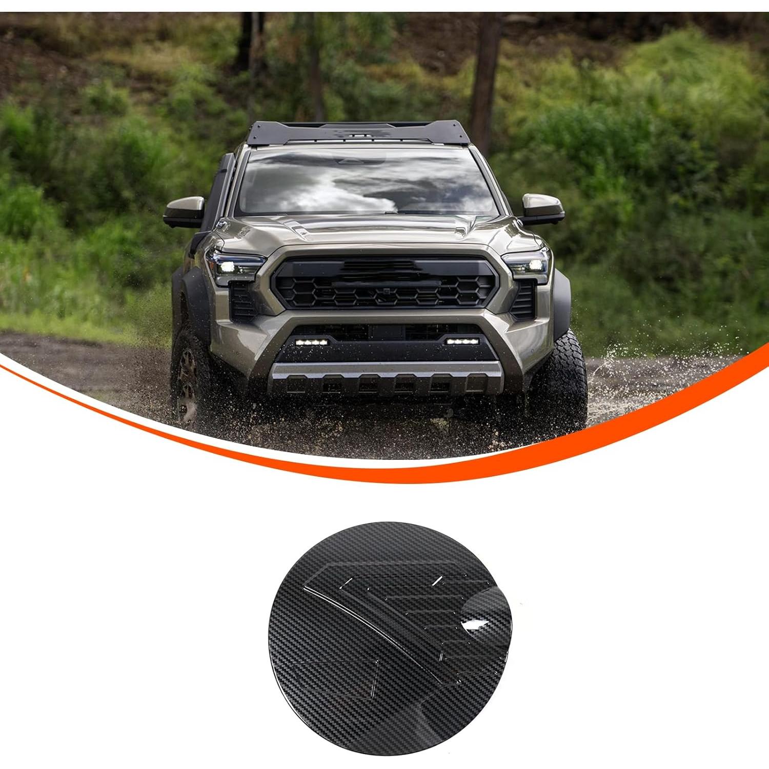 Cubierta de Tapa de Tanque de Combustible Lcojicep para Toyota Tacoma 2024-2025 ABS 3D