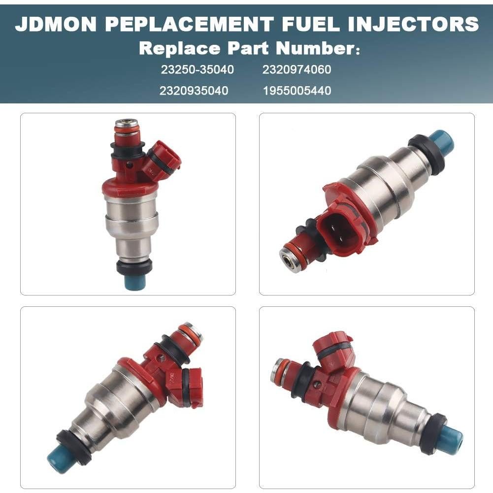 Inyectores de Combustible JDMON para Toyota 4Runner 1989-1995 - 4 Pcs