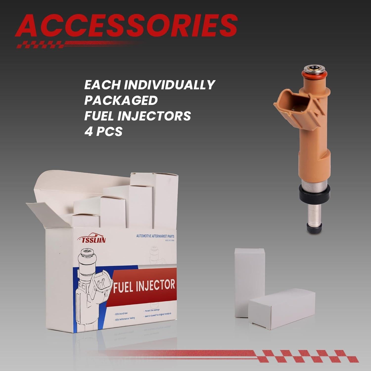 Inyectores de Combustible TSSLIIN para Toyota Corolla 1.8L 2009-2015